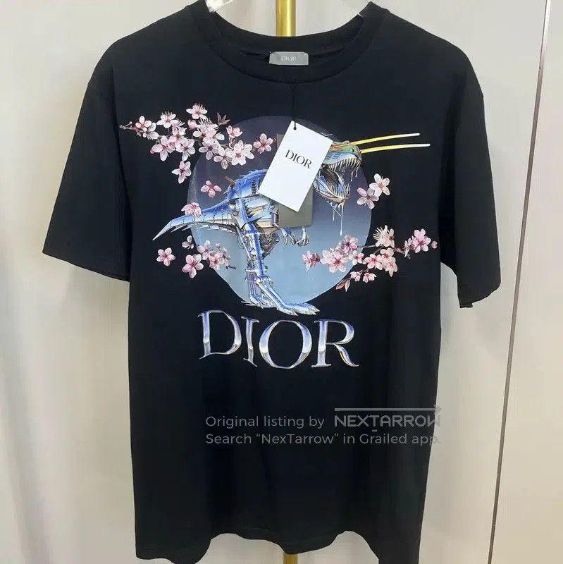 Dior Dior Black Unisex T-Shirt with Graphic . Size US S / EU 44-46 / 1 - 1 Thumbnail