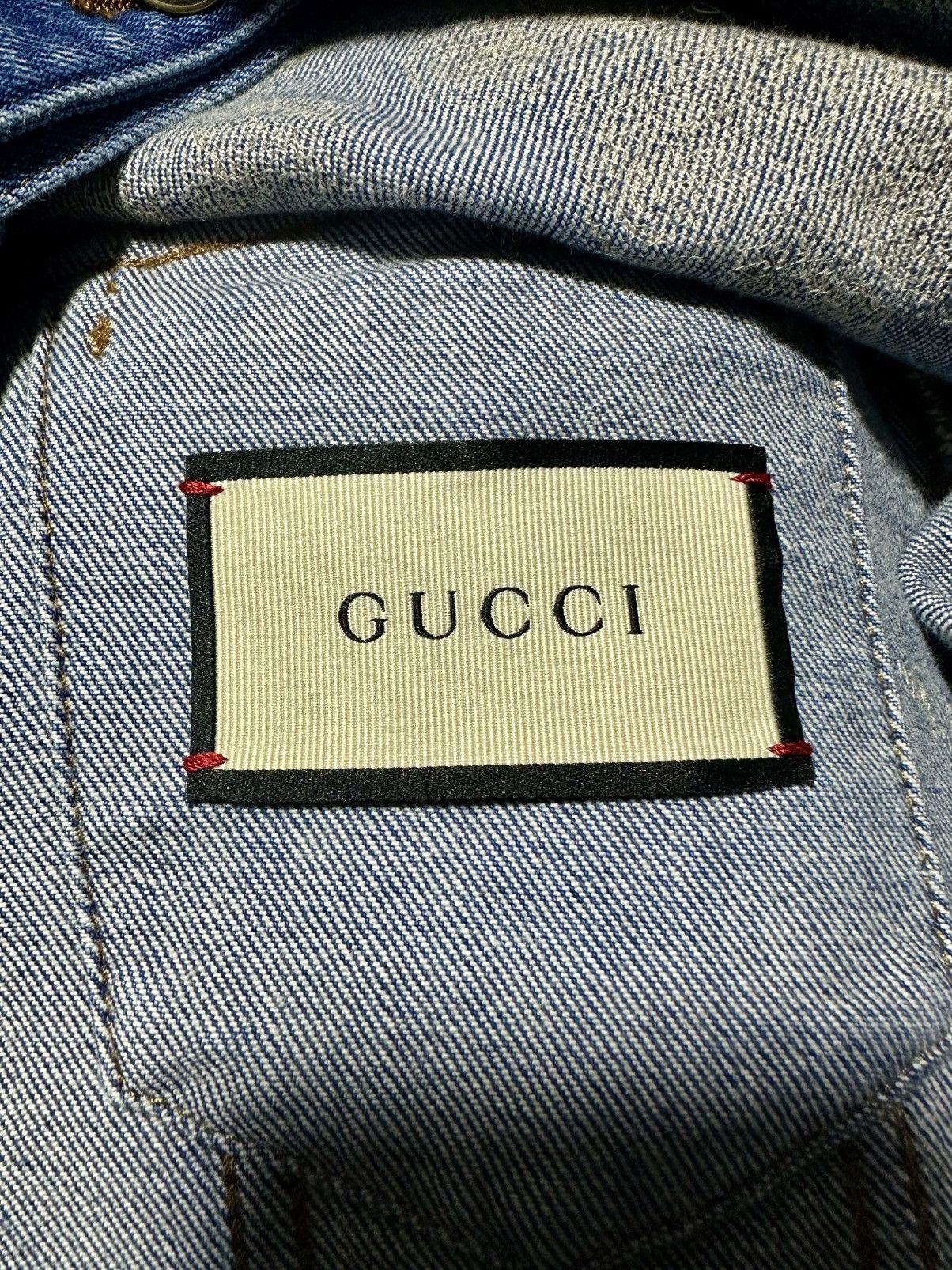 Gucci Gucci embroidered denim jacket Size S / US 4 / IT 40 - 6 Thumbnail