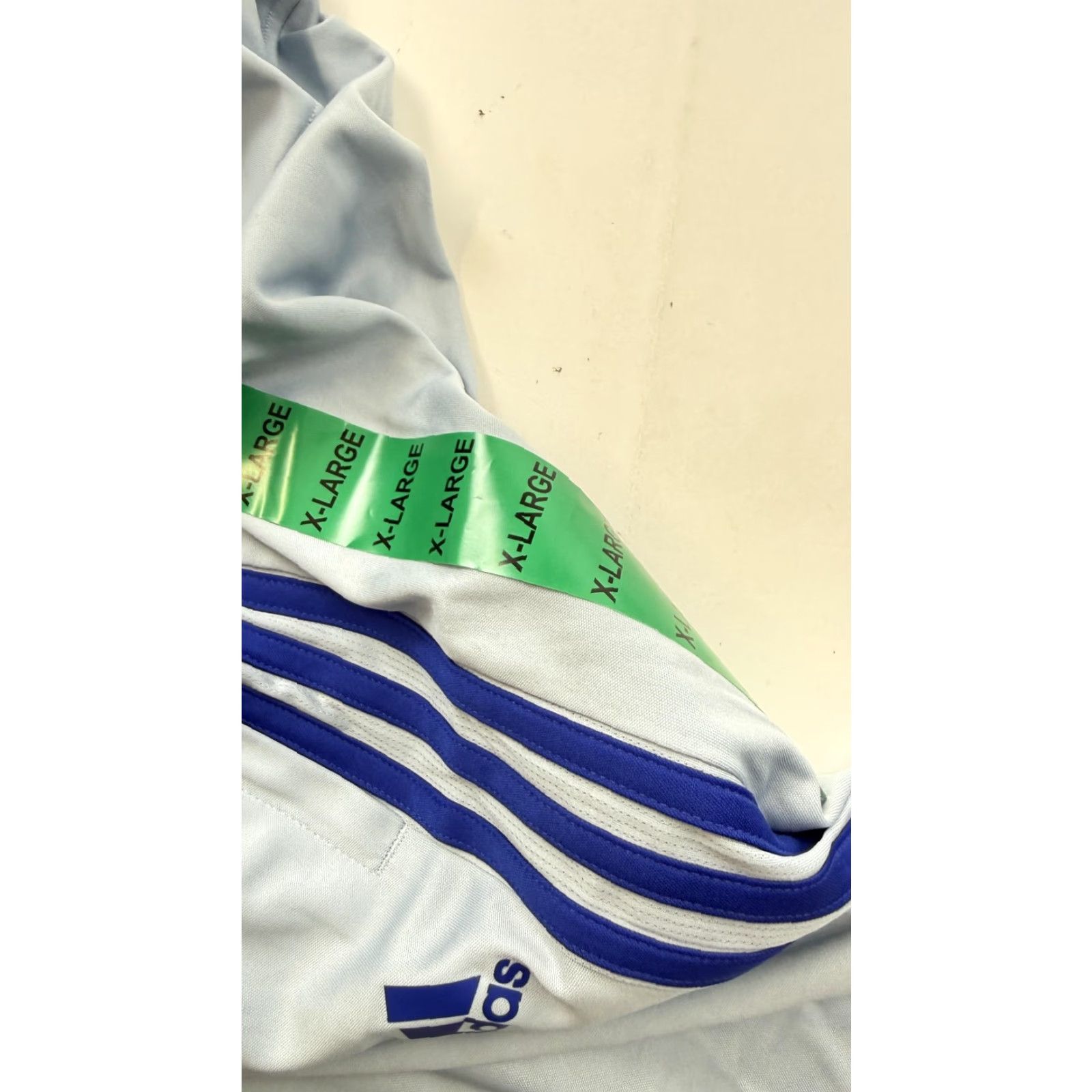 Adidas Adidas Shorts Mens XL Light Blue M Stripe Short 3-Stripes Athletic Gym Training Size US 36 / EU 52 - 7 Thumbnail