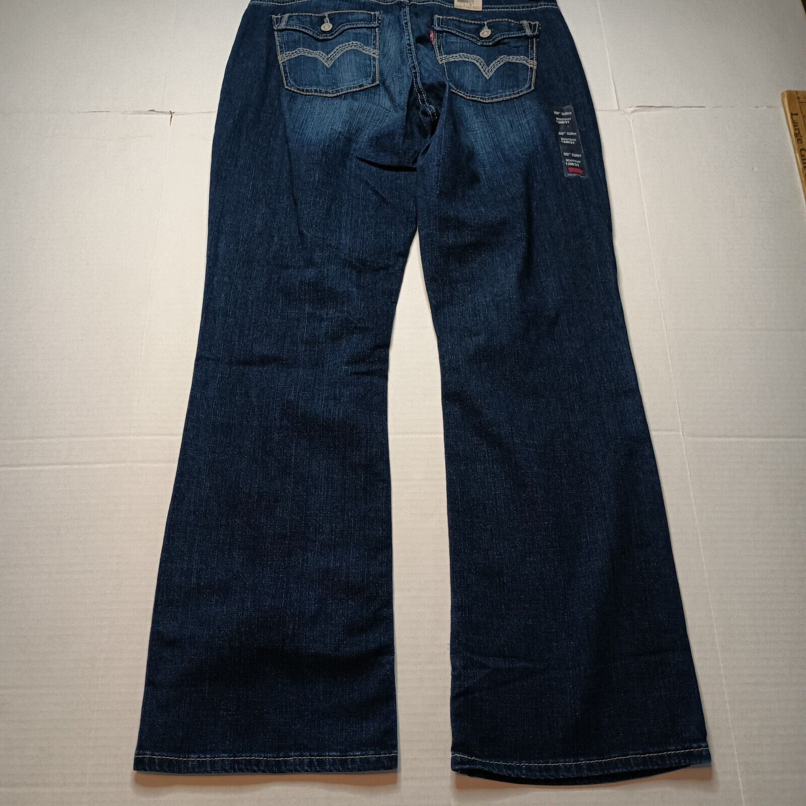 Levi's Levi's 529 Jeans Women's 12 M / 31x32 Curvy Bootcut Blue Size 34" / US 12 / IT 48 - 9 Thumbnail