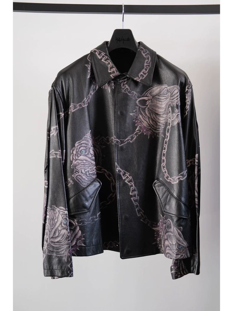 Yohji Yamamoto Yohji Yamamoto 14aw leash Leather jacket Size US S / EU 44-46 / 1 - 1 Thumbnail