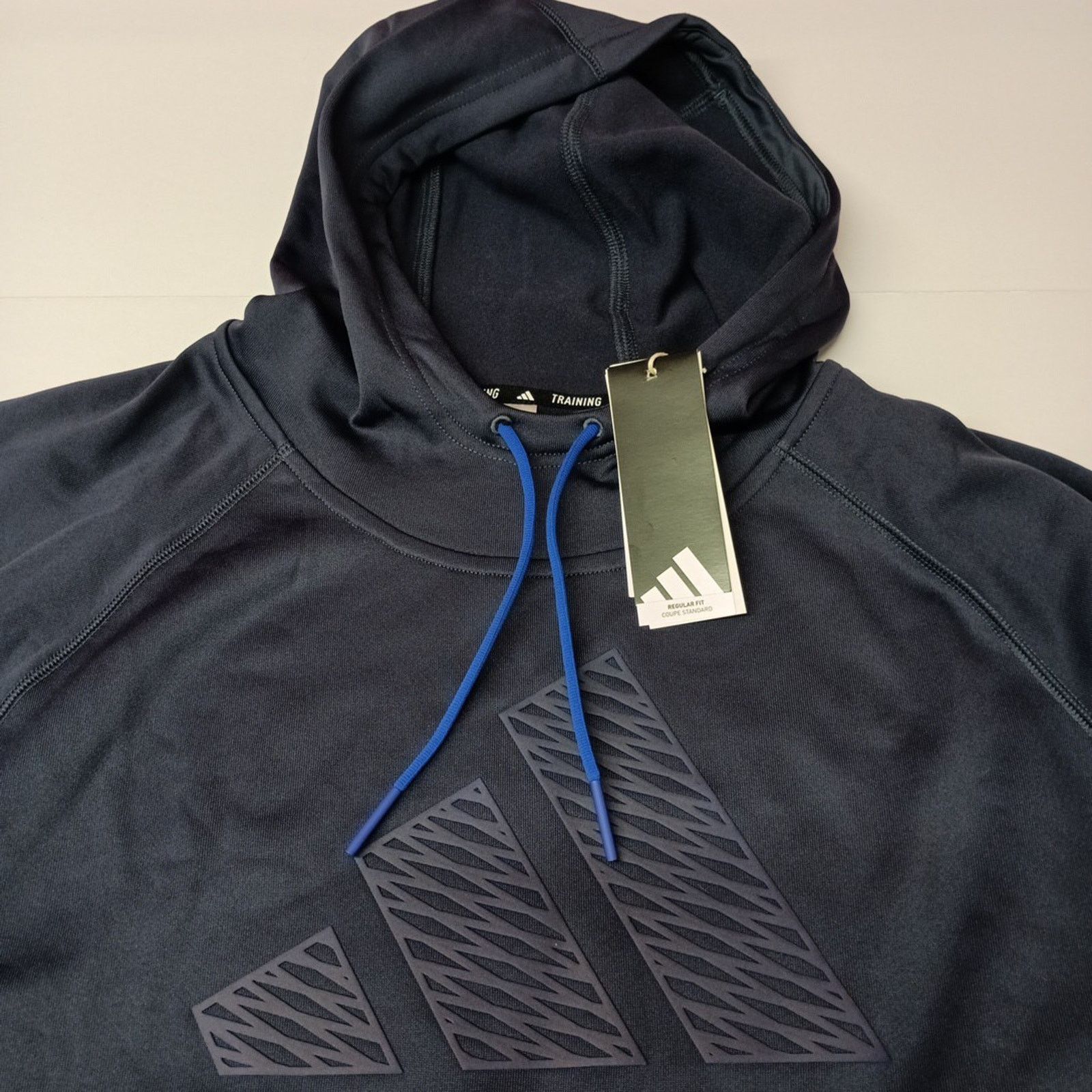 Adidas Adidas Men's Game & Go Training Big Logo Hoodie 2XL Blue Size US XXL / EU 58 / 5 - 4 Thumbnail