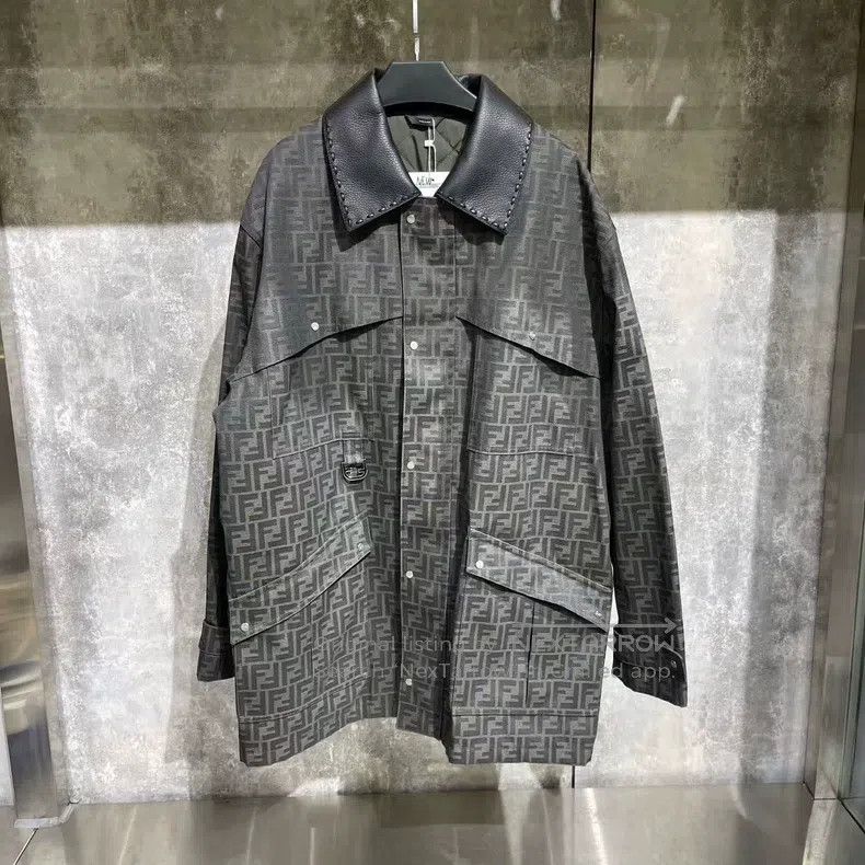 Fendi Fendi Full Print FF Logo Jacket Size US M / EU 48-50 / 2 - 1 Thumbnail