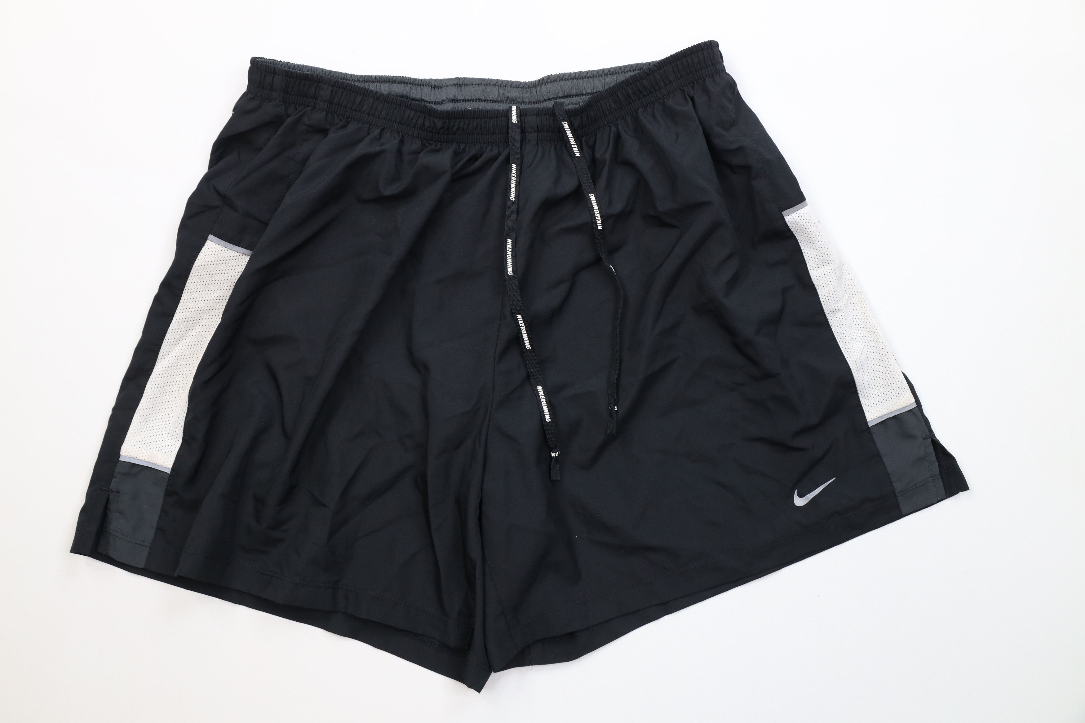 Nike Vintage Y2K Nike Mini Swoosh Reflective Lined Running Shorts Size US 36 / EU 52 - 1 Thumbnail