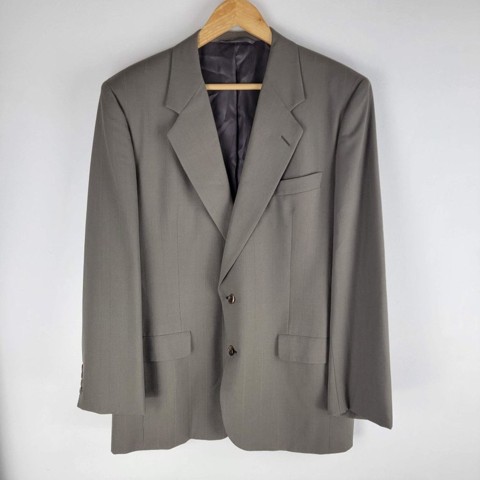 Hickey Freeman Hickey Freeman Boardroom Blazer Union Made Wool Lined 43L Size 42L - 1 Thumbnail