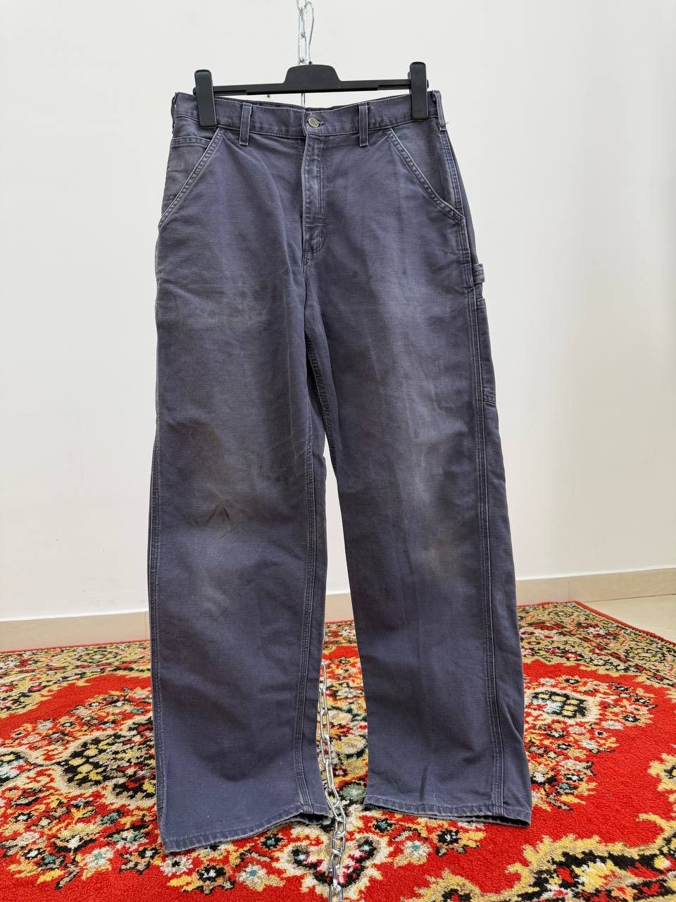 Carhartt Vintage Streetwear 90s Carhartt Double Knee Denim Pants Size US 32 / EU 48 - 9 Thumbnail