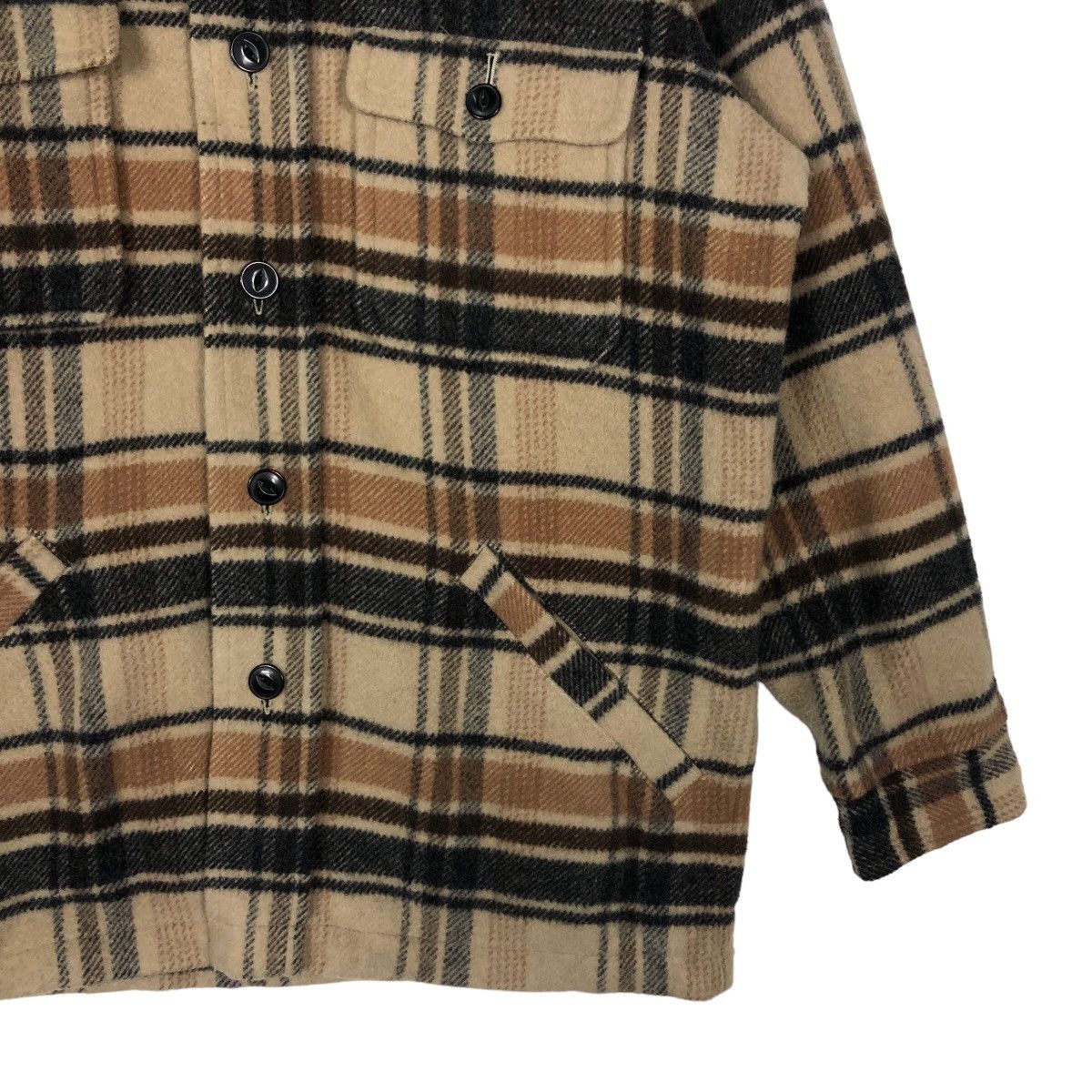 Japanese Brand 🔥90s Vintage Wool Work Jacket Mc Gregor Japan Tartan Design Size US M / EU 48-50 / 2 - 4 Thumbnail