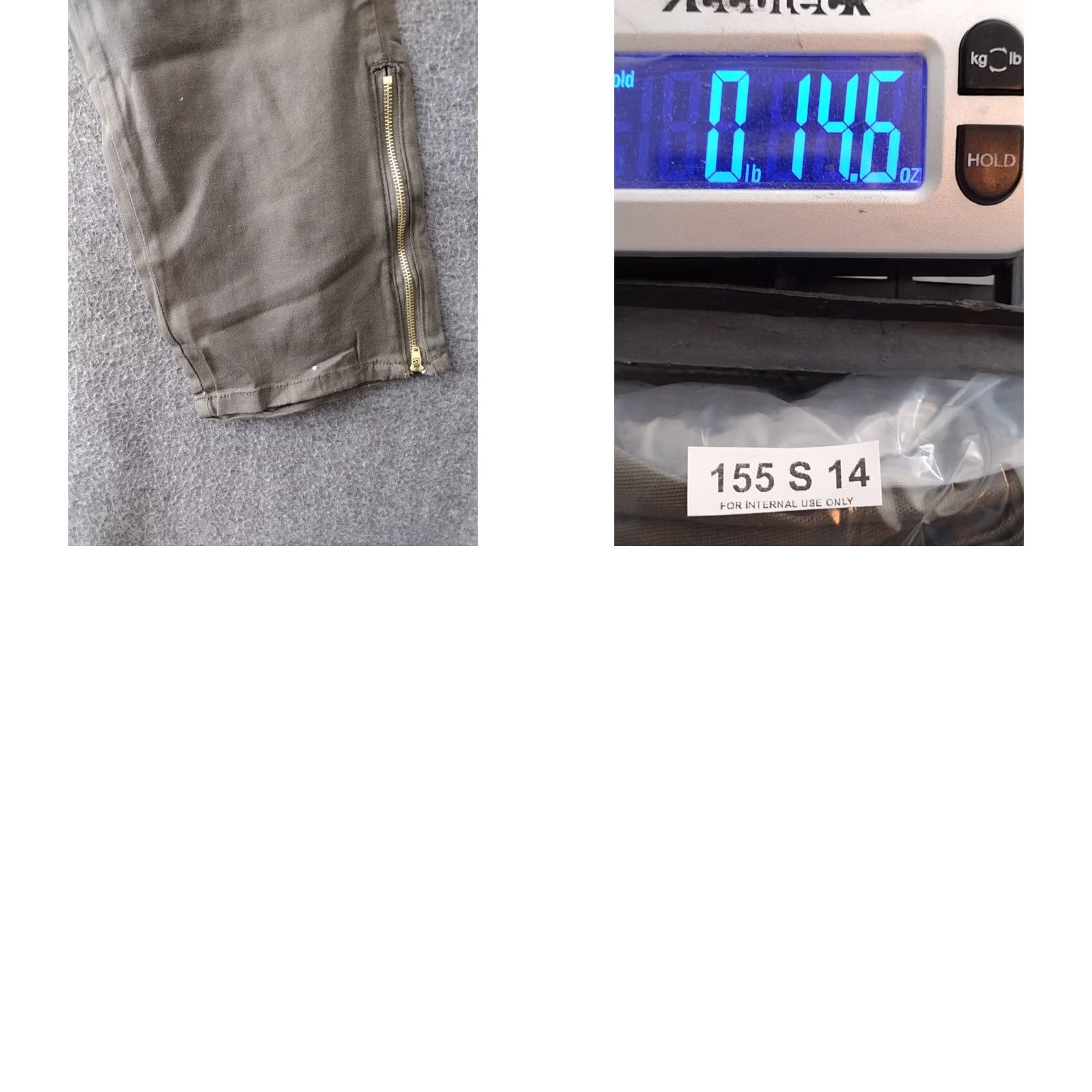 Vintage Ashley Stewart Cargo Pants 18 Brown Cotton Blend 6 Pockets Zip Leg High Rise Straight Women's Pants Size 40" / US 18 - 8 Thumbnail