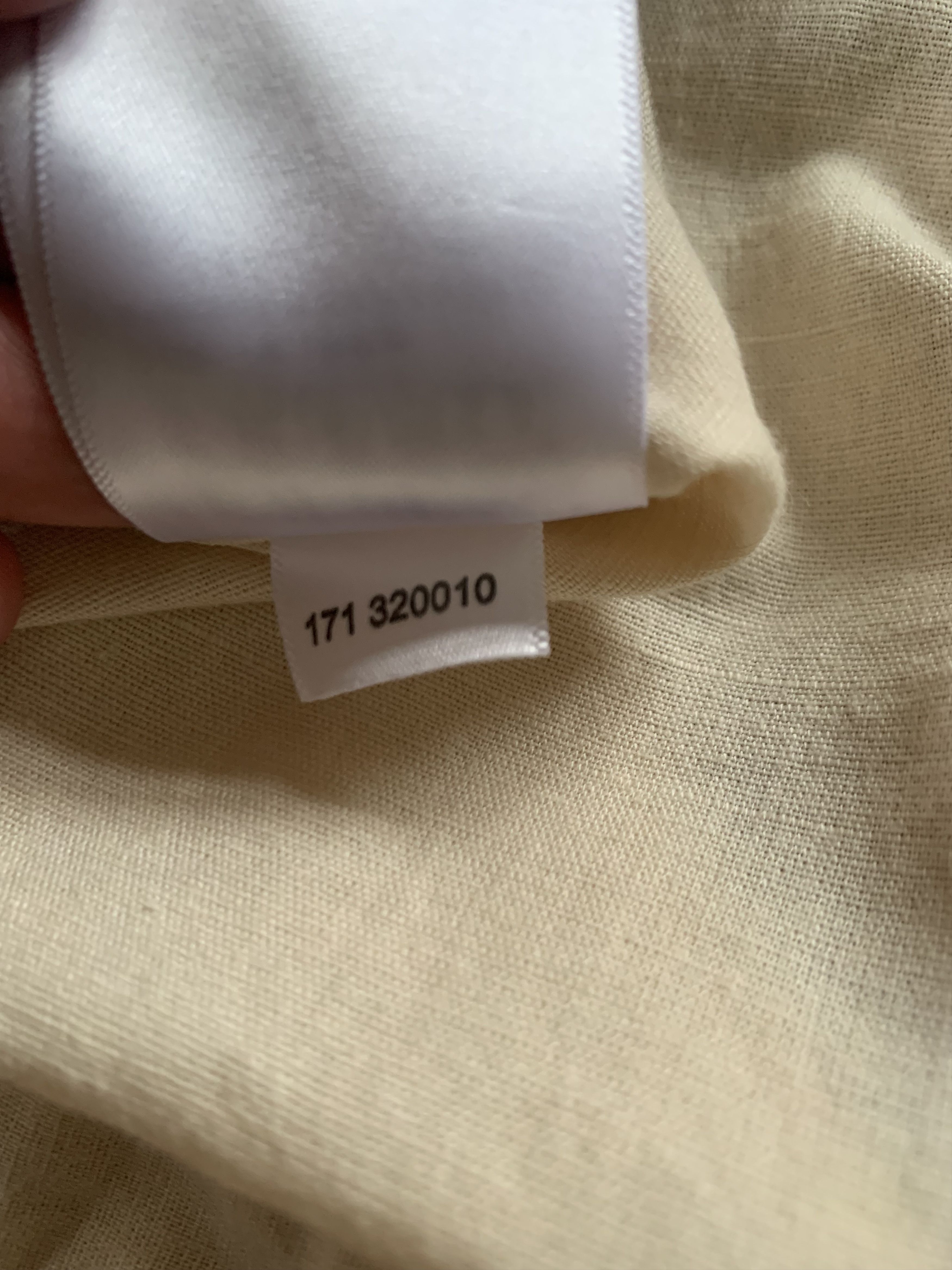 Gant Gant Beige Linen Short Sleeve Pocket Shirt Size US L / EU 52-54 / 3 - 7 Thumbnail