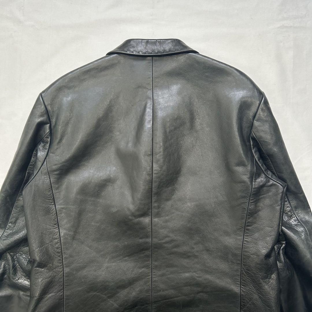Yohji Yamamoto Yohji Yamamoto POUR HOMME 00aw Artisan era leather jacket Size US L / EU 52-54 / 3 - 10 Thumbnail