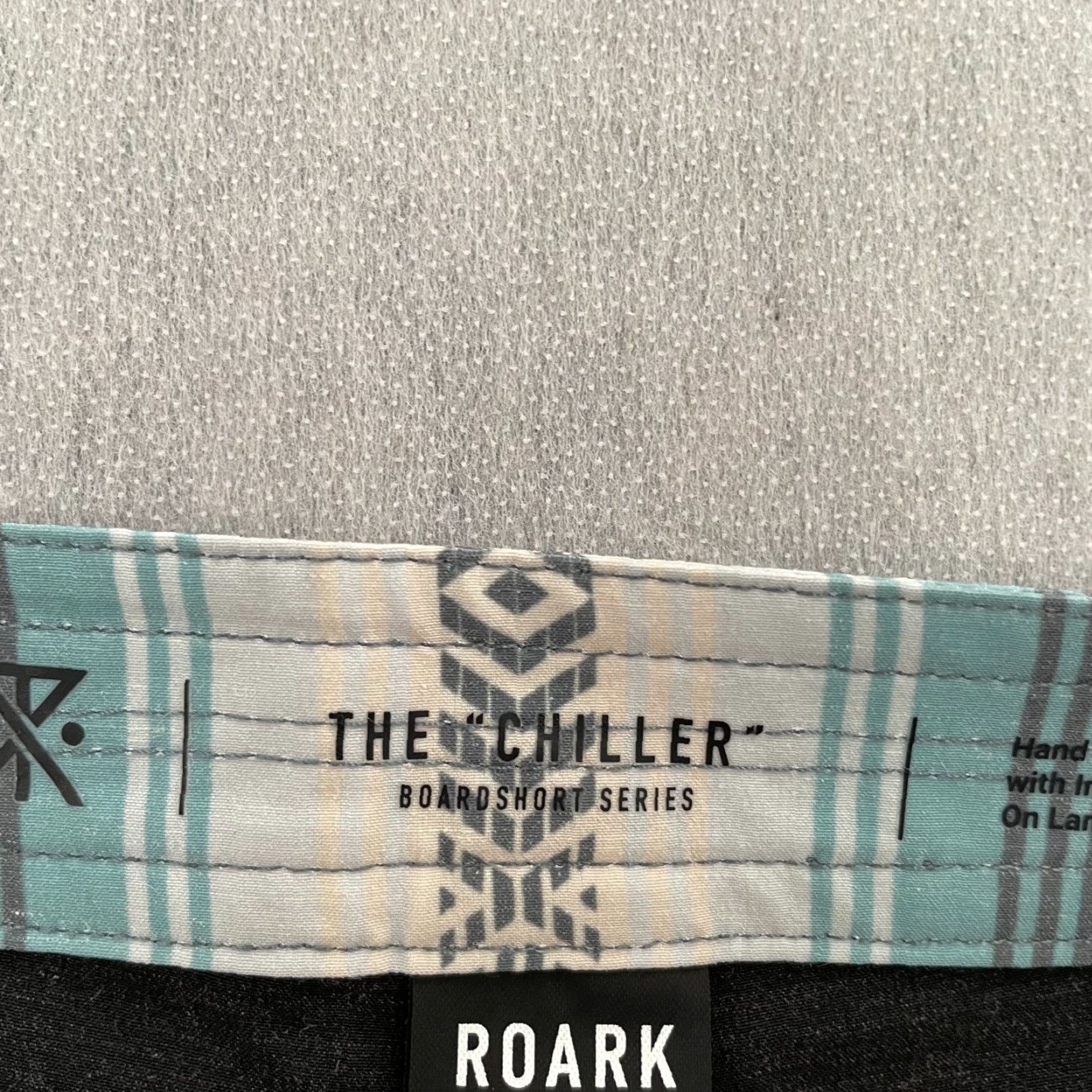 Roark Roark Shorts Mens 38 Black The Chiller Boardshorts Hemp Blend Adult Regular Inseam 6in Pockets Drawstring NEW Size US 38 / EU 54 - 7 Thumbnail
