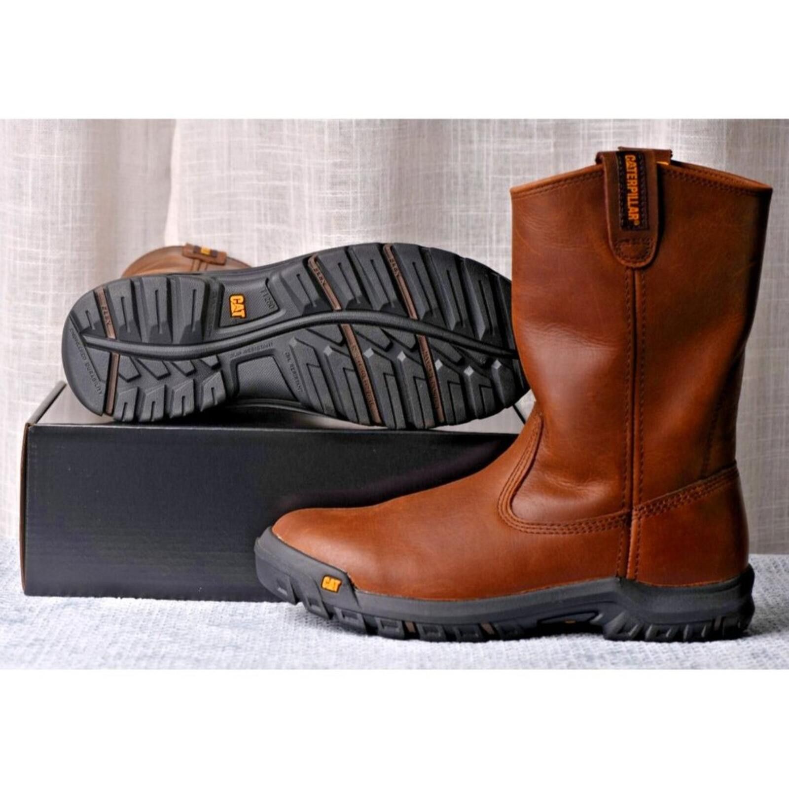 Caterpillar Caterpillar Drawbar Pull-On Leather Work Boot | ASTM F2892 Size US 7.5 / EU 40-41 - 2 Thumbnail