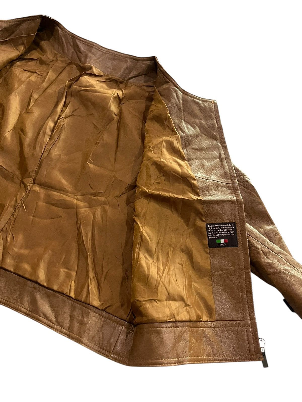 Genuine Leather × Vintage 🇮🇹 GENUINE LEATHER JACKET MADE IN ITALY Size L / US 10 / IT 46 - 6 Thumbnail