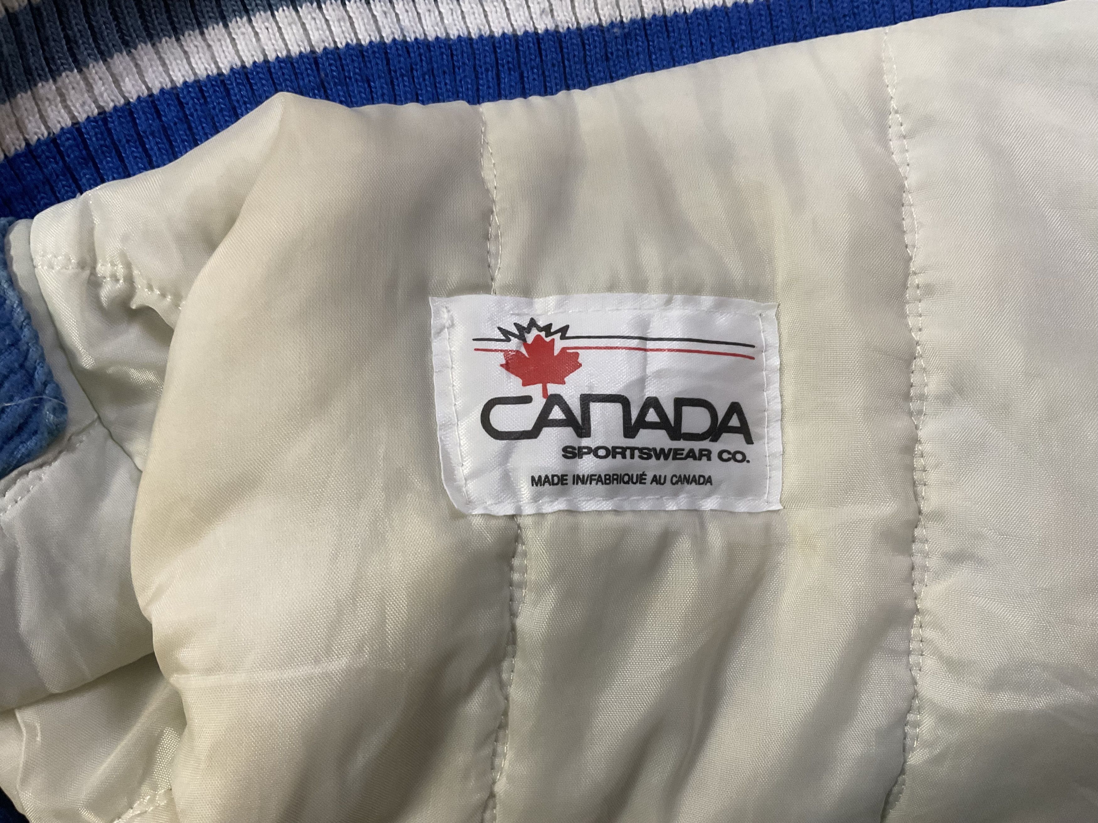 Other Vintage OPHL 1994 Mississauga Blackhawks Corduroy Jacket Size US L / EU 52-54 / 3 - 8 Thumbnail