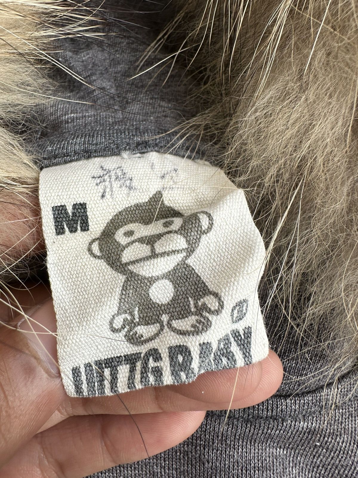 20471120 × Beauty Beast × Japanese Brand GREY FADED UITTG BABY 877 FUR HOODIE IFSIX LGB STYLE Size US M / EU 48-50 / 2 - 7 Thumbnail