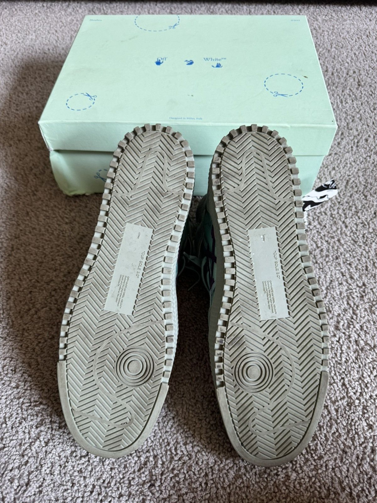 Designer × Off-White Off-White Off-Court High ‘Mint Green’ Size 12 Size US 12 / EU 45 - 6 Thumbnail