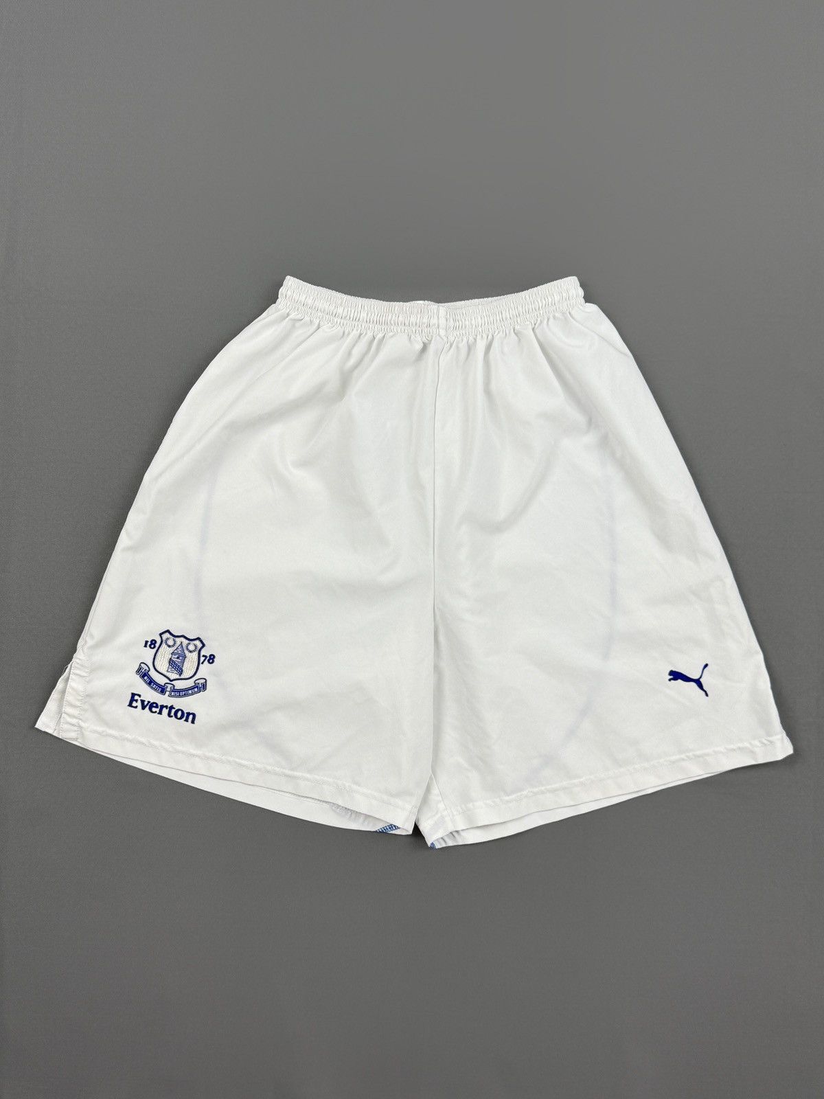 Puma 2002/03 Vintage Puma Everton FC Football Soccer Shorts M Size US 32 / EU 48 - 1 Thumbnail