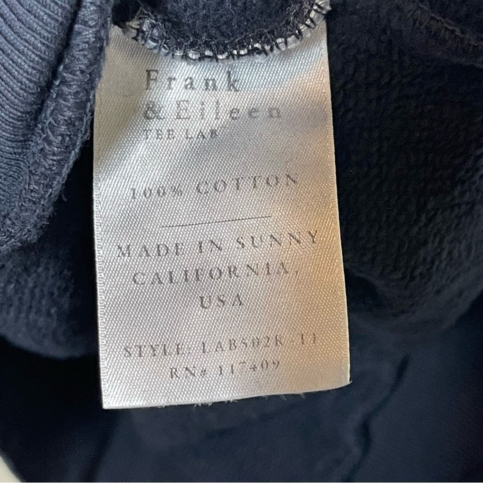 Frank & Eileen FRANK & EILEEN lab502 pullover hoodie in black sz S Size S / US 4 / IT 40 - 10 Thumbnail