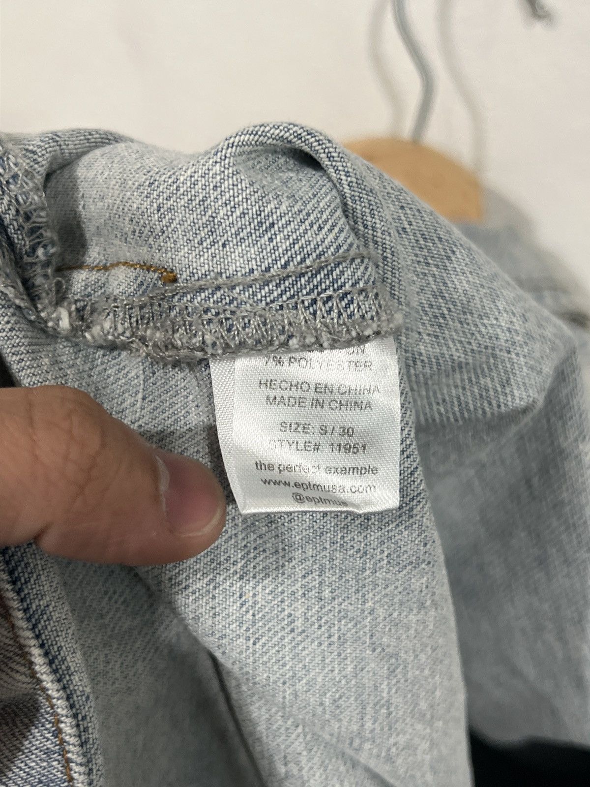 EPTM. EPTM STEELER SHIRT - BLUE Size US S / EU 44-46 / 1 - 5 Thumbnail