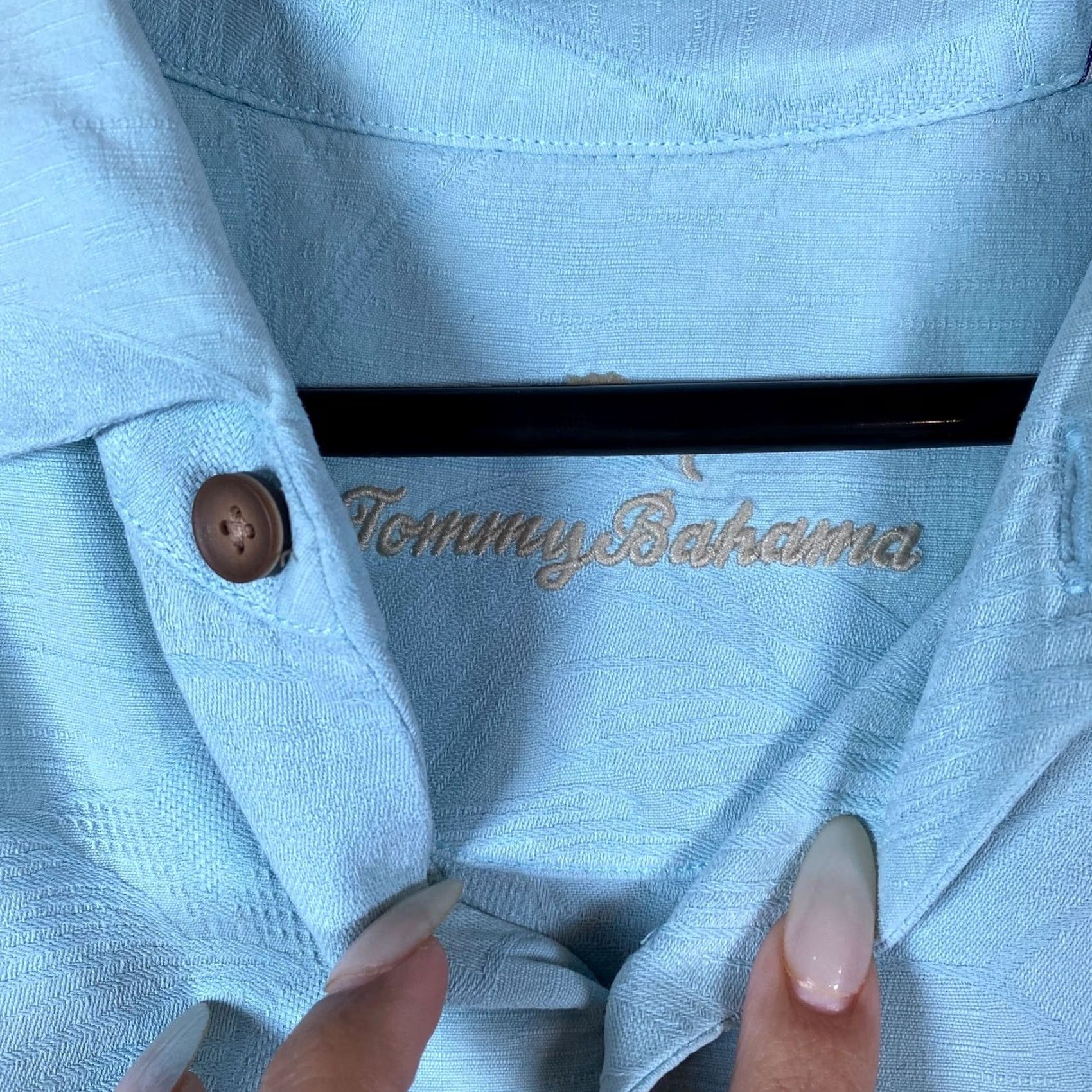 Tommy Bahama Tommy Bahama Mens Shirt Blue Hawaiian Camp 100% Silk Button-Up XL Casual Party Holiday Floral Camp Hawaiian Men Shirt XL BudApril Size US XL / EU 56 / 4 - 6 Thumbnail