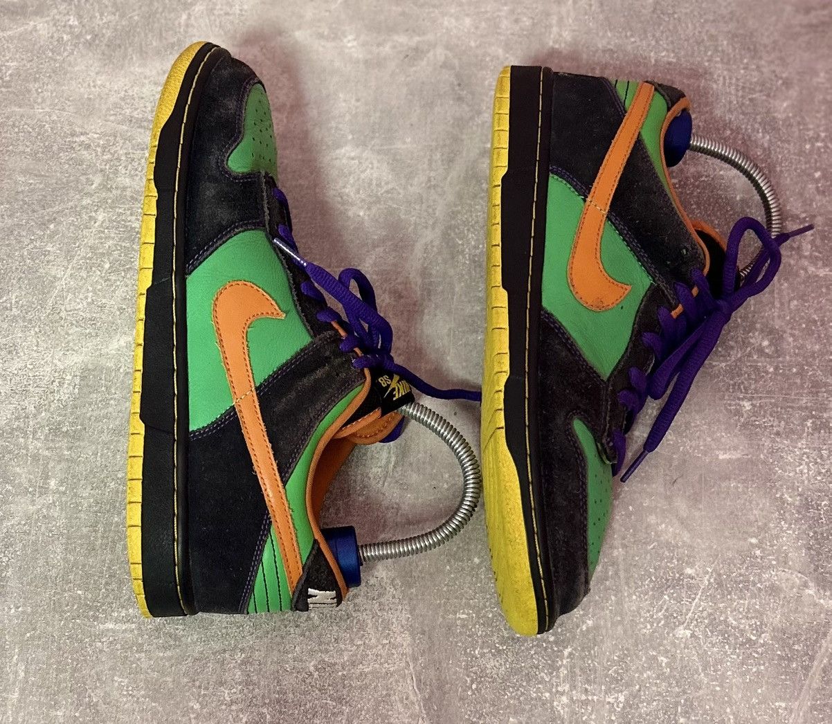 Nike Nike Dink Premium SB Low Green Spark Hoop Orange Halloween Size US 10.5 / EU 43-44 - 6 Thumbnail