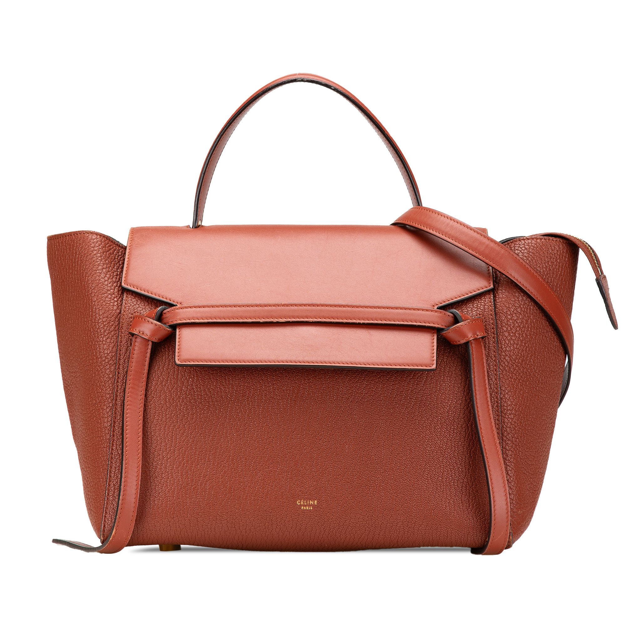 Celine Mini Goatskin Belt Bag in Brown, Women's