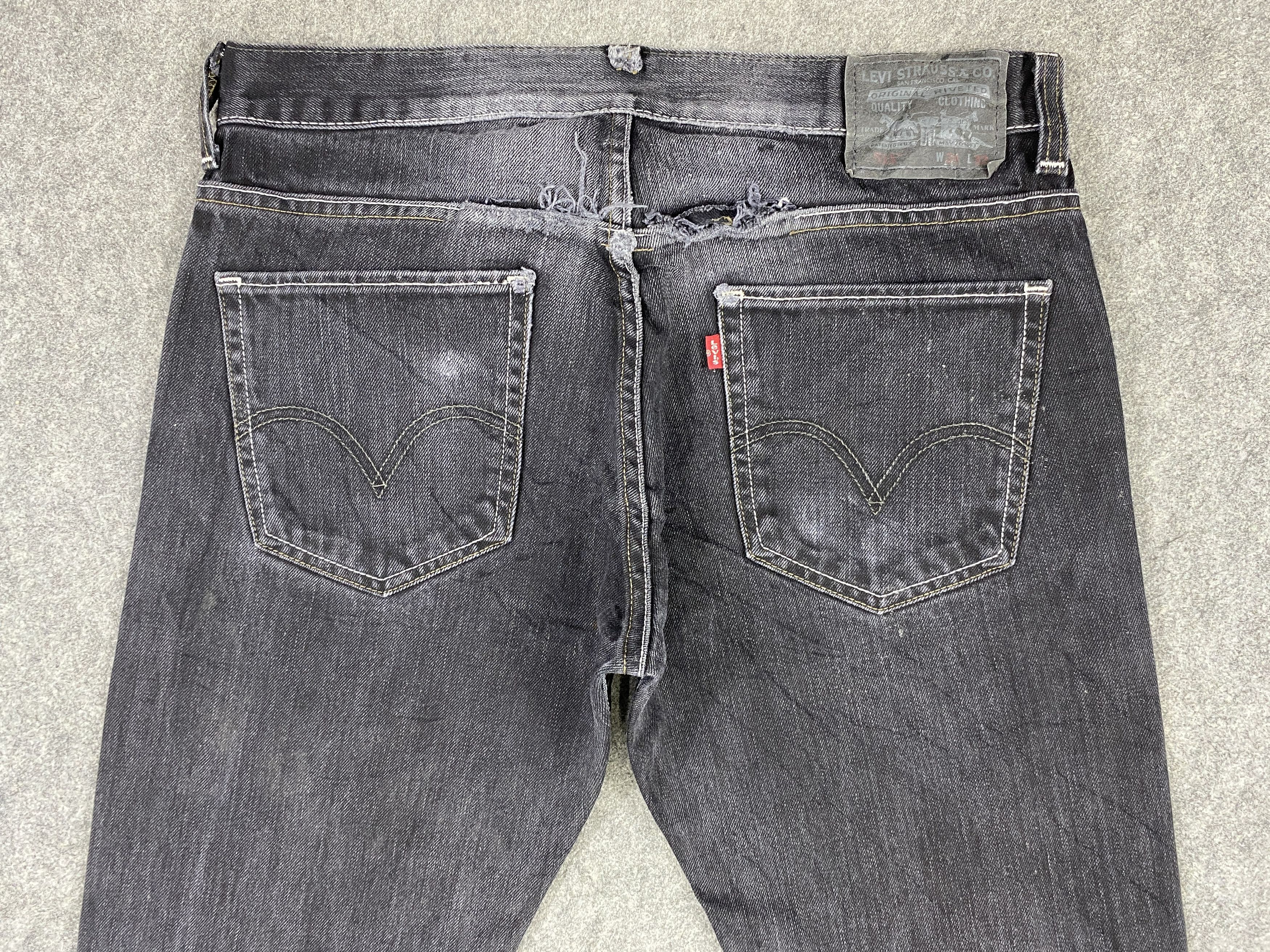 Levi's Distressed Black Vintage Levi's 511 32x33 Denim -JN1982 Size US 32 / EU 48 - 4 Thumbnail