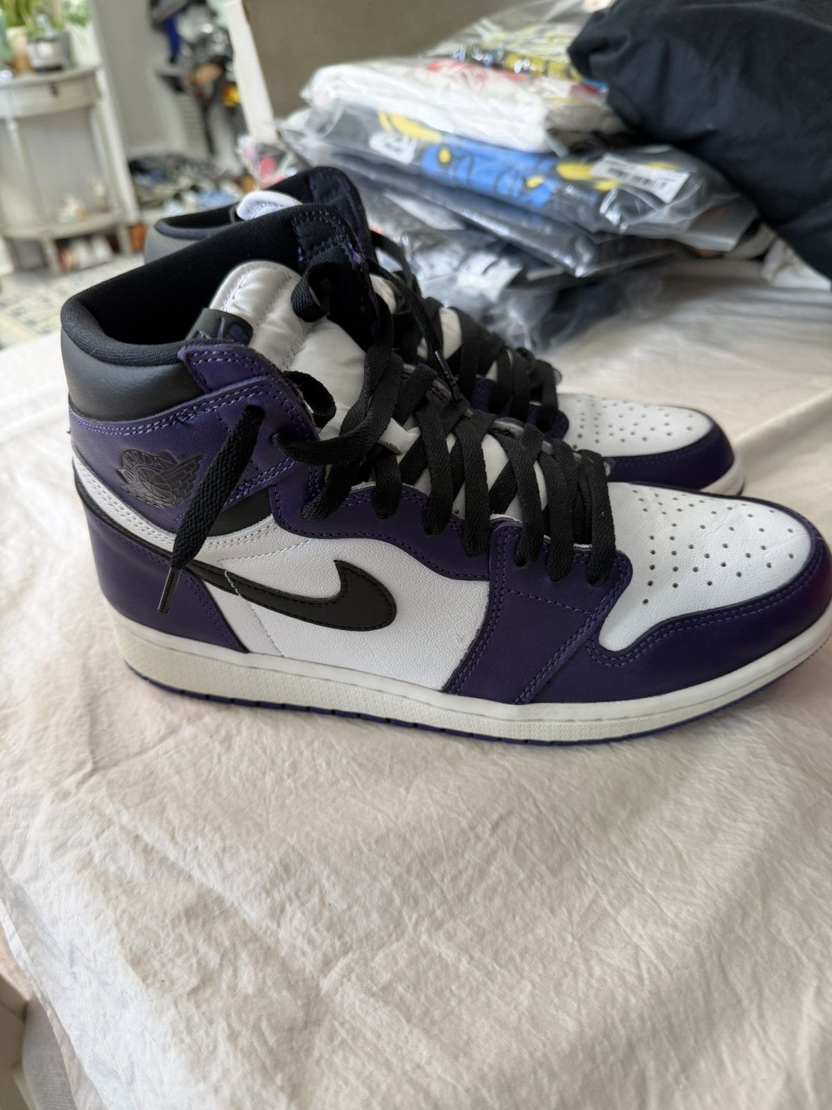 Jordan Brand Jordan 1 high Court purple size 10 mens Size US 10 / EU 43 - 4 Thumbnail