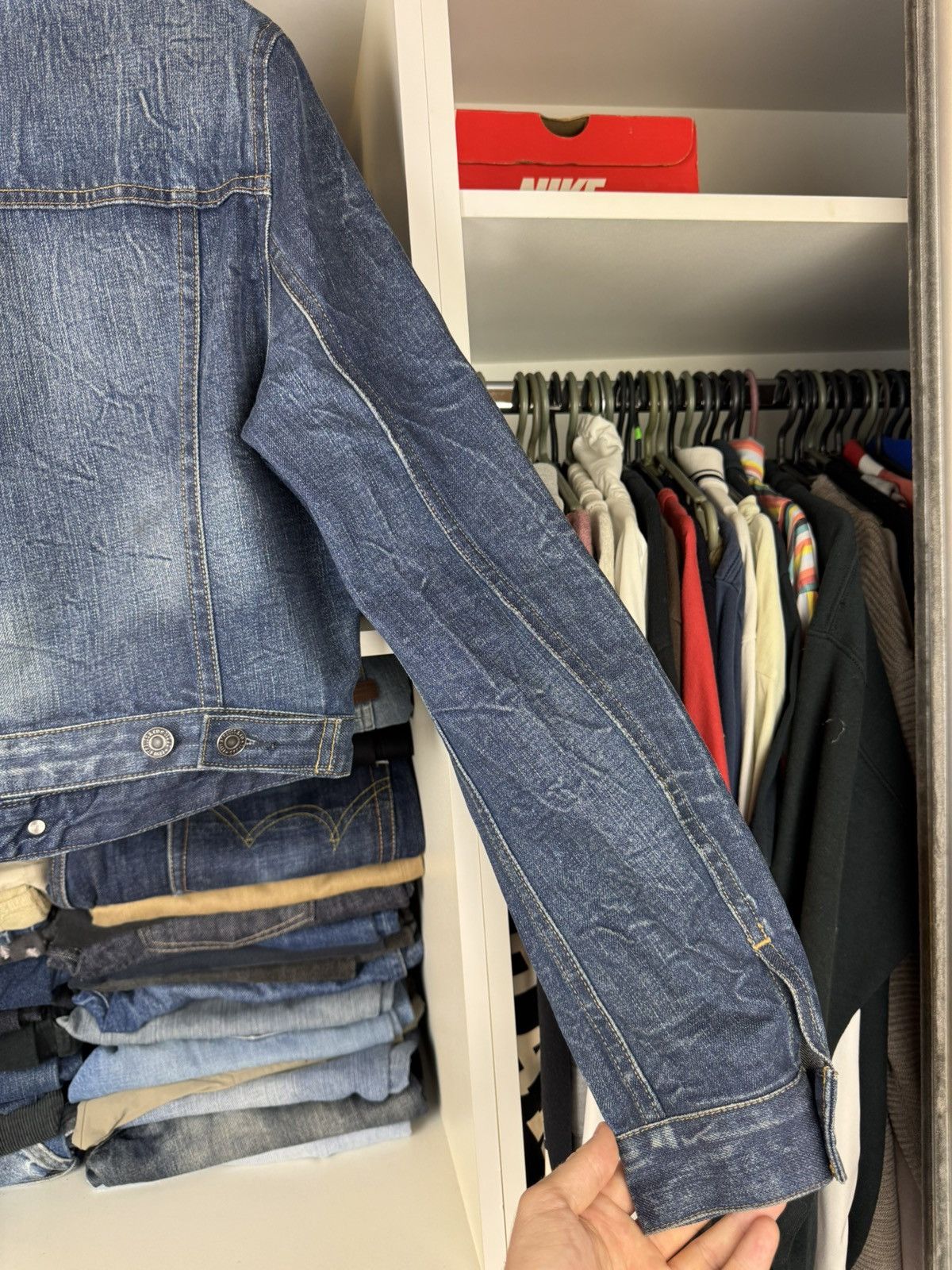 Levi's Levis Positively Superior Womens Denim Jacket Size L / US 10 / IT 46 - 23 Thumbnail