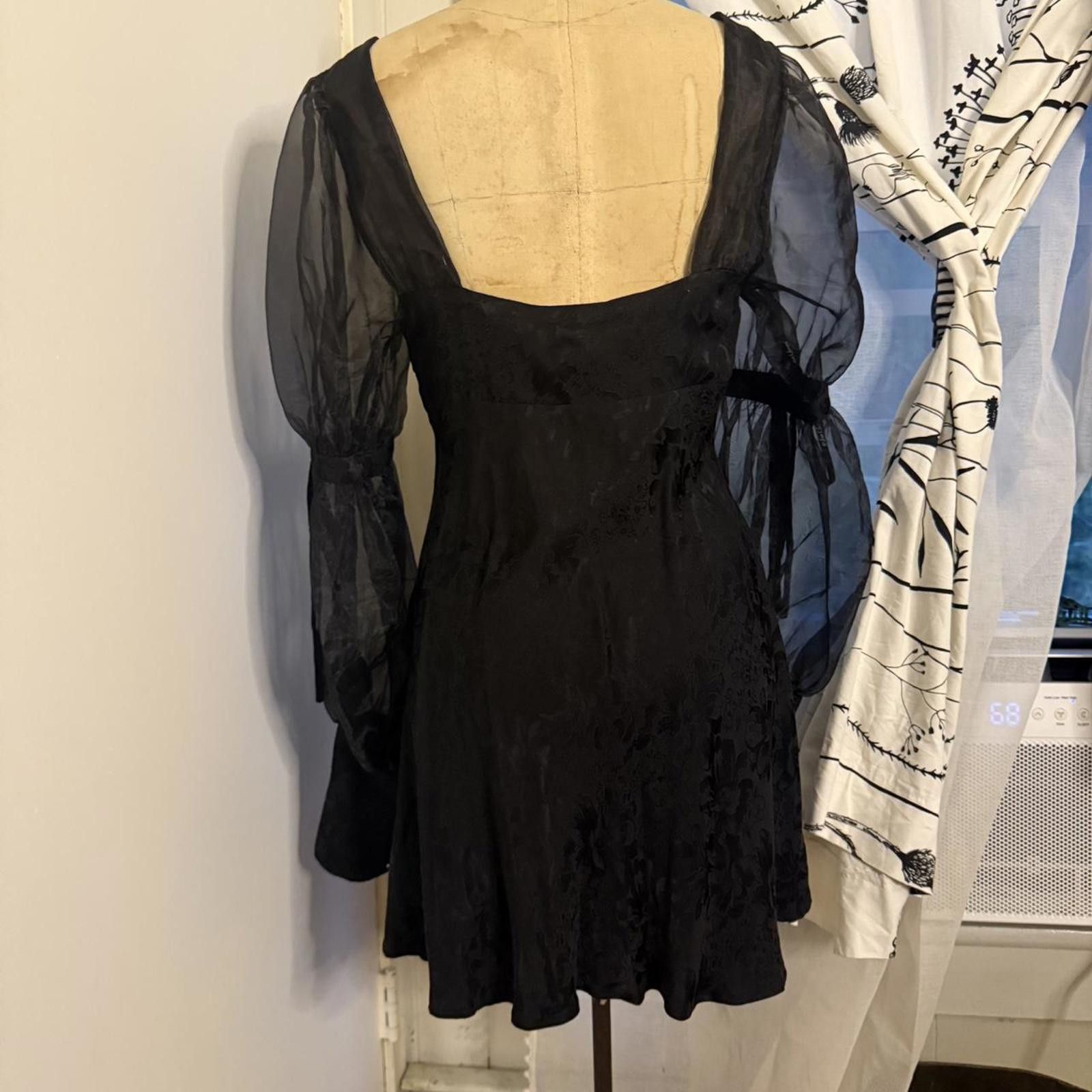 For Love & Lemons For Love & Lemons Gabrielle Puff Sleeve Mini Dress Size S Size S / US 4 / IT 40 - 2 Thumbnail