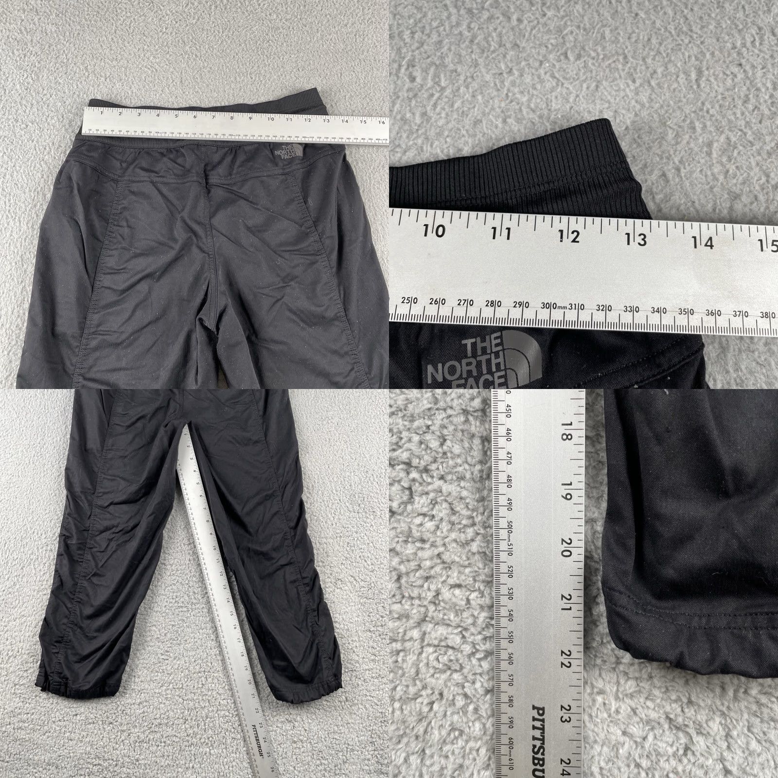 The North Face VINTAGE The North Face Outdoor Women’s S Athletic Capri Pants Black Packable Quick Dry Size 28" / US 6 / IT 42 - 8 Thumbnail