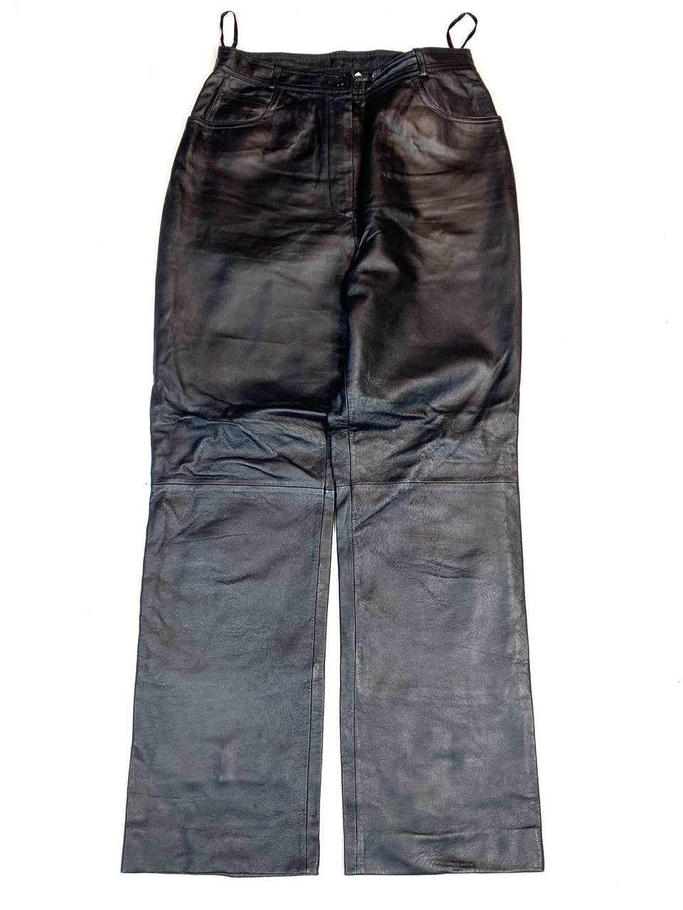 Leather × Vintage Yuppie Company Leather Pants Size 30" / US 8 / IT 44 - 1 Thumbnail