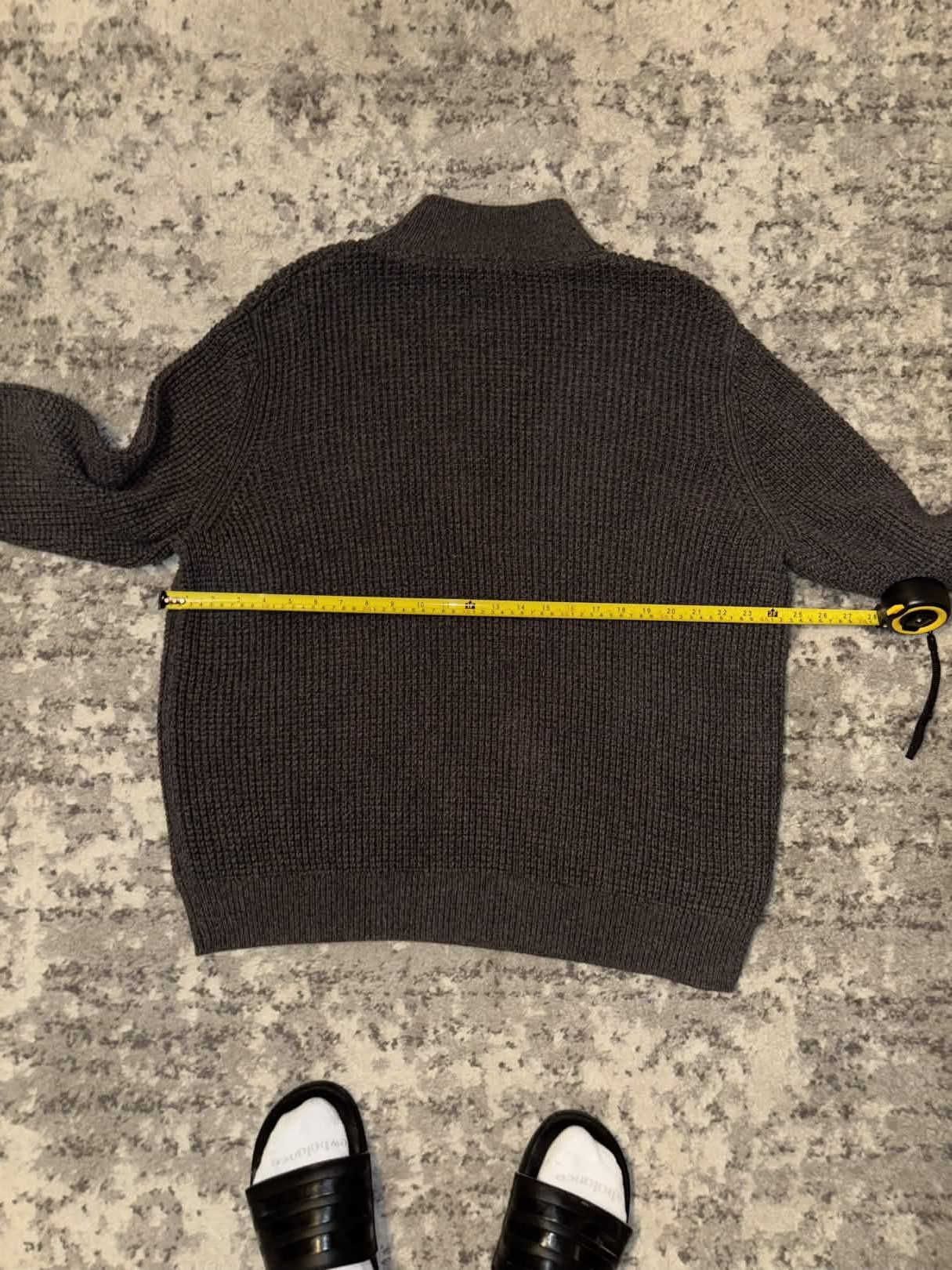 L.L. Bean 00s L.L. Bean Heavyweight Knitted Quarter Zip Jacket Size US XL / EU 56 / 4 - 6 Thumbnail