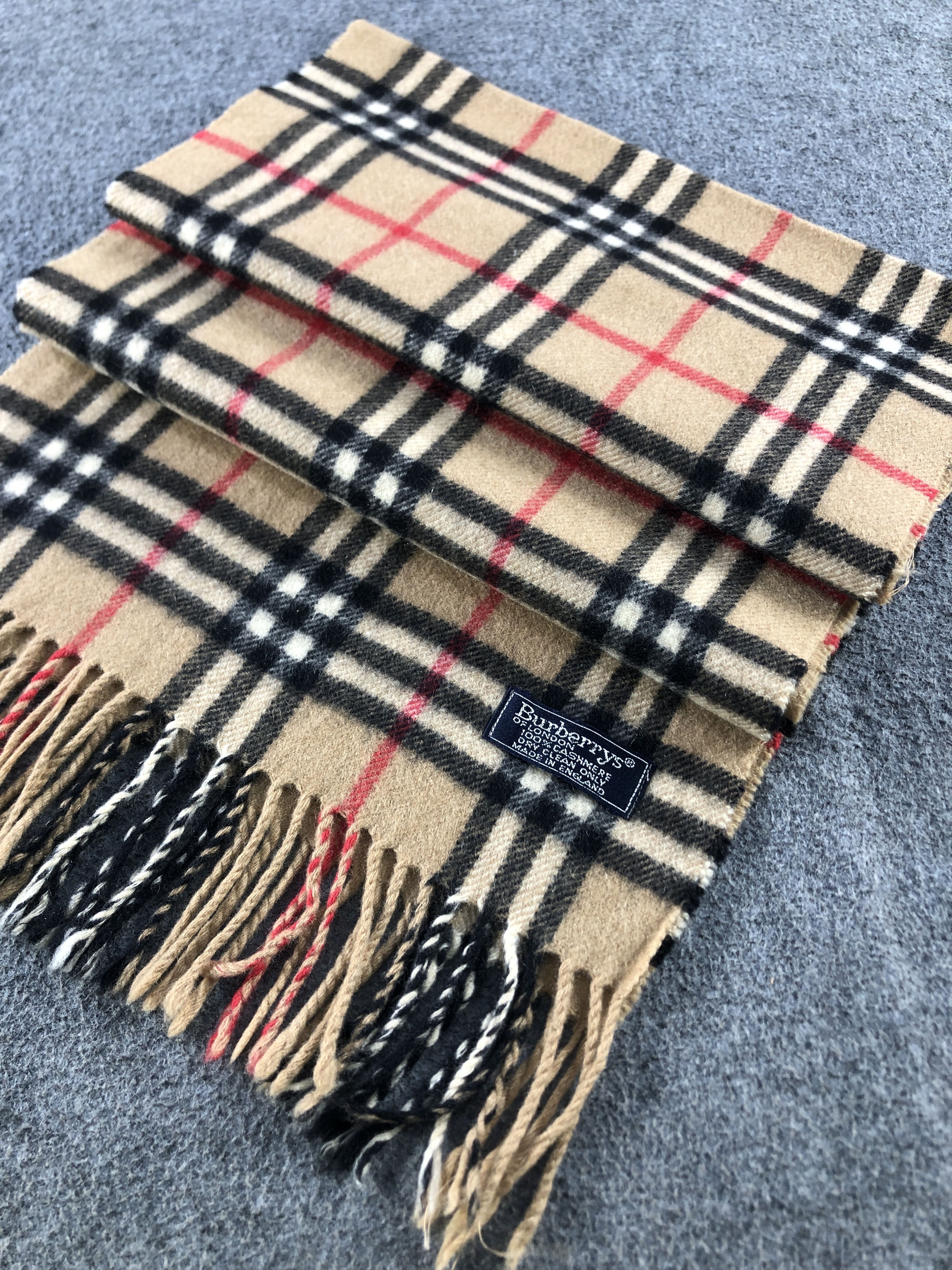 Burberry Burberry Cashmere Scarf / Muffler / Neckwear P788 Size ONE SIZE - 2 Thumbnail