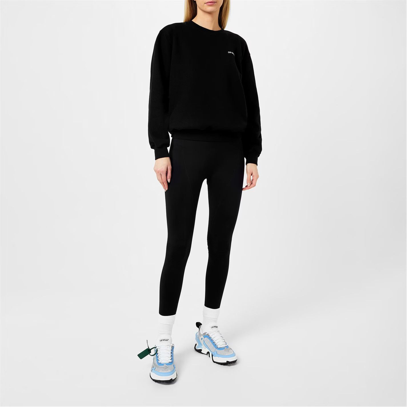 Off-White o1g2r1mq1224 Crewneck Sweatshirt in Black Size M / US 6-8 / IT 42-44 - 5 Thumbnail