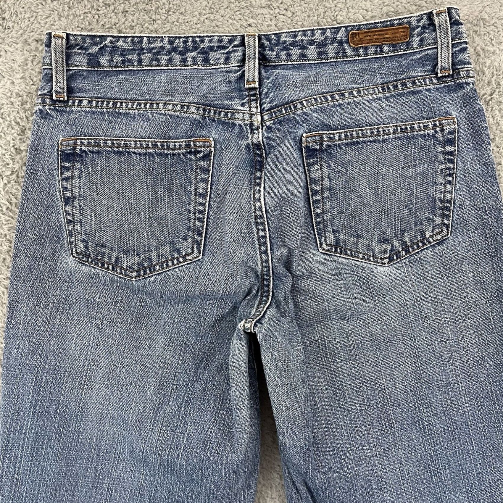 Ralph Lauren VINTAGE Ralph Lauren Polo Jeans Womens 10x30 Blue Classic Fit Denim Straight 90s Preppy Retro Mens Women Boys Girls Size 32" / US 10 / IT 46 - 7 Thumbnail