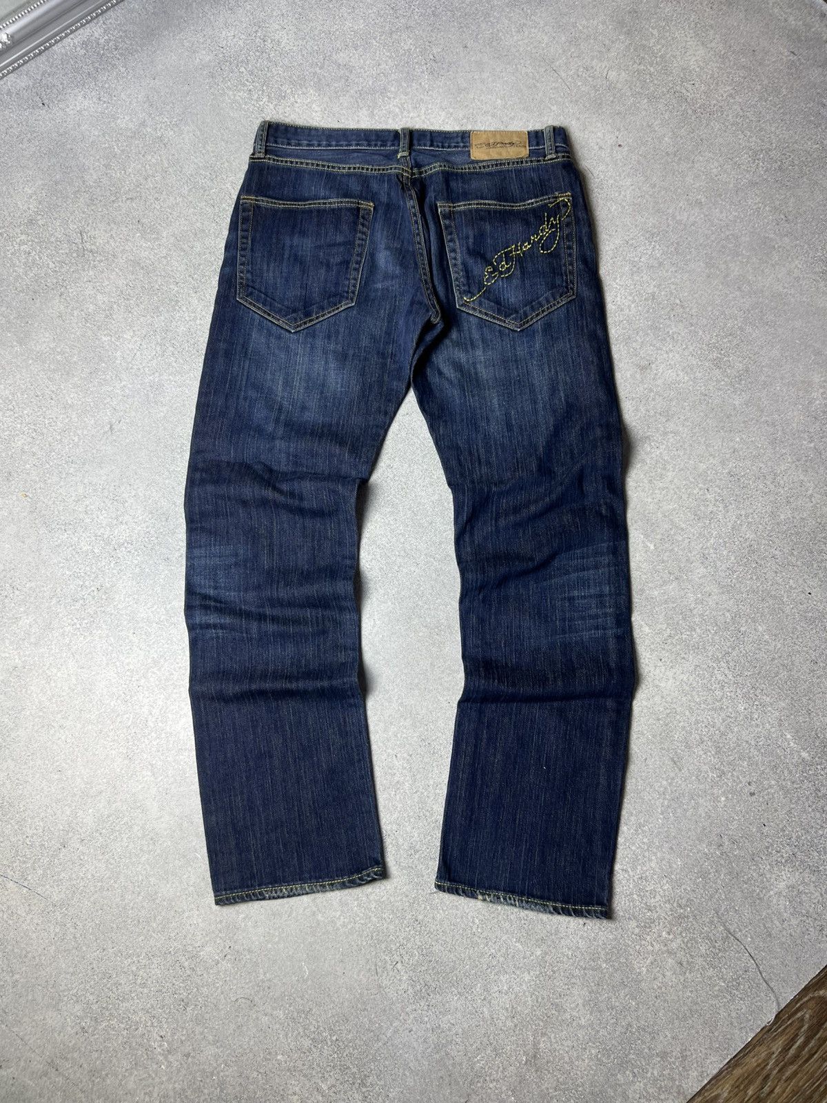 Ed Hardy Ed Hardy Vintage Baggy Denim Jeans size 34 Blue Size US 34 / EU 50 - 1 Thumbnail