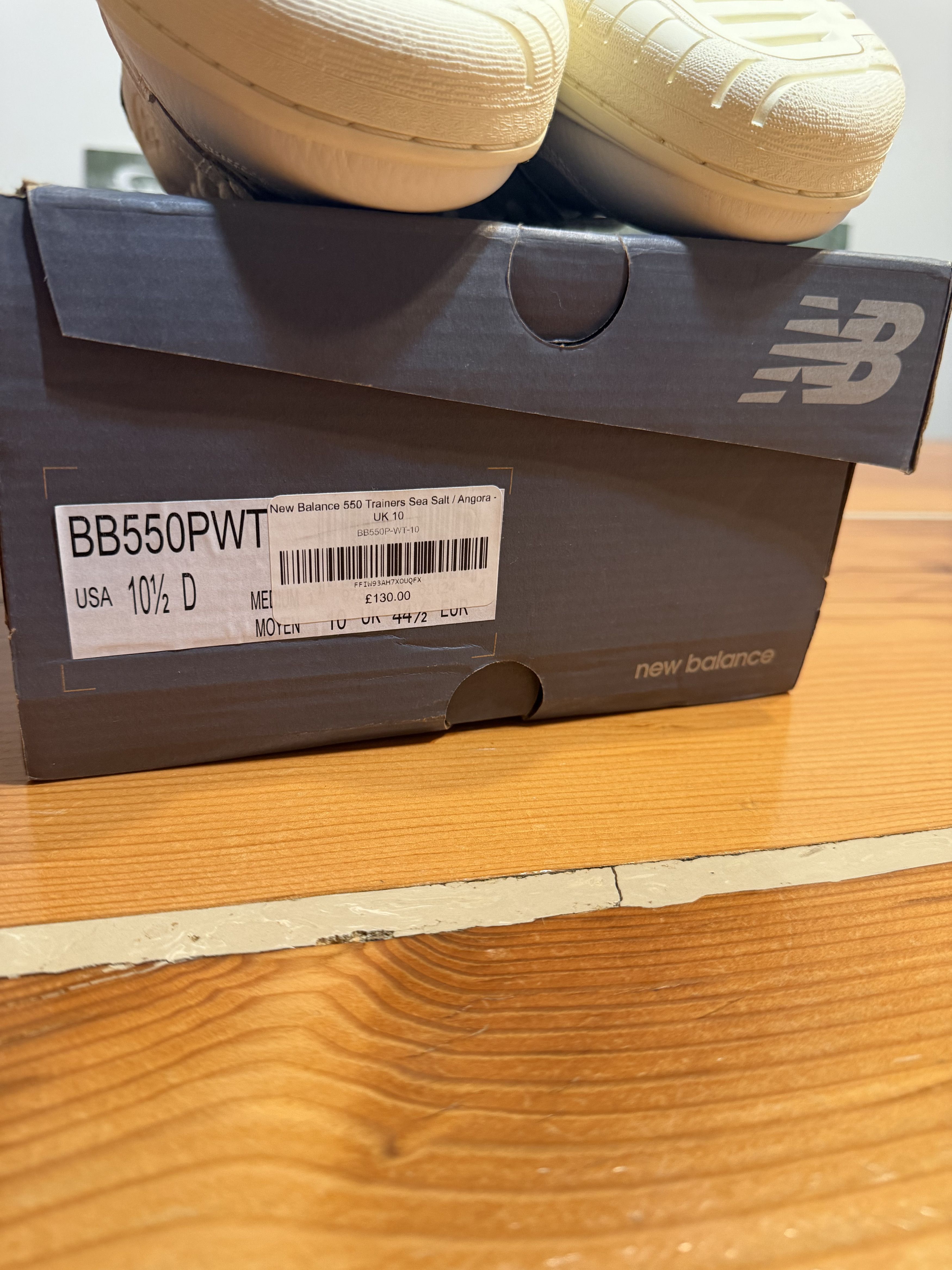 New Balance New Balance 550 Trainers Sea Salt / Angora Size US 10.5 / EU 43-44 - 5 Thumbnail