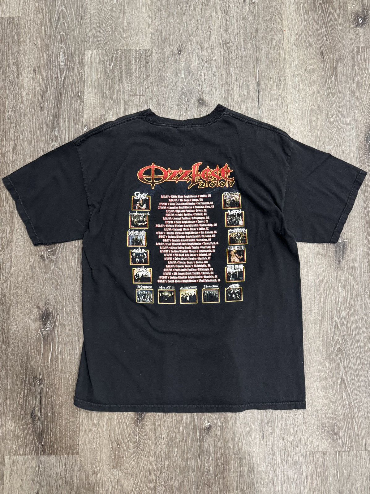 Vintage Vintage Ozzy Osbourne Tour Ozzfest 2007 T-Shirt Size XL Size US XL / EU 56 / 4 - 3 Thumbnail