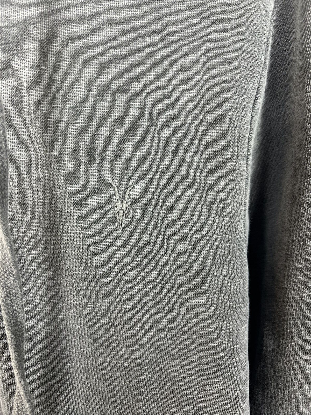 Allsaints Vintage Allsaints Distressed Zip Hoodie Faded Size US S / EU 44-46 / 1 - 3 Thumbnail