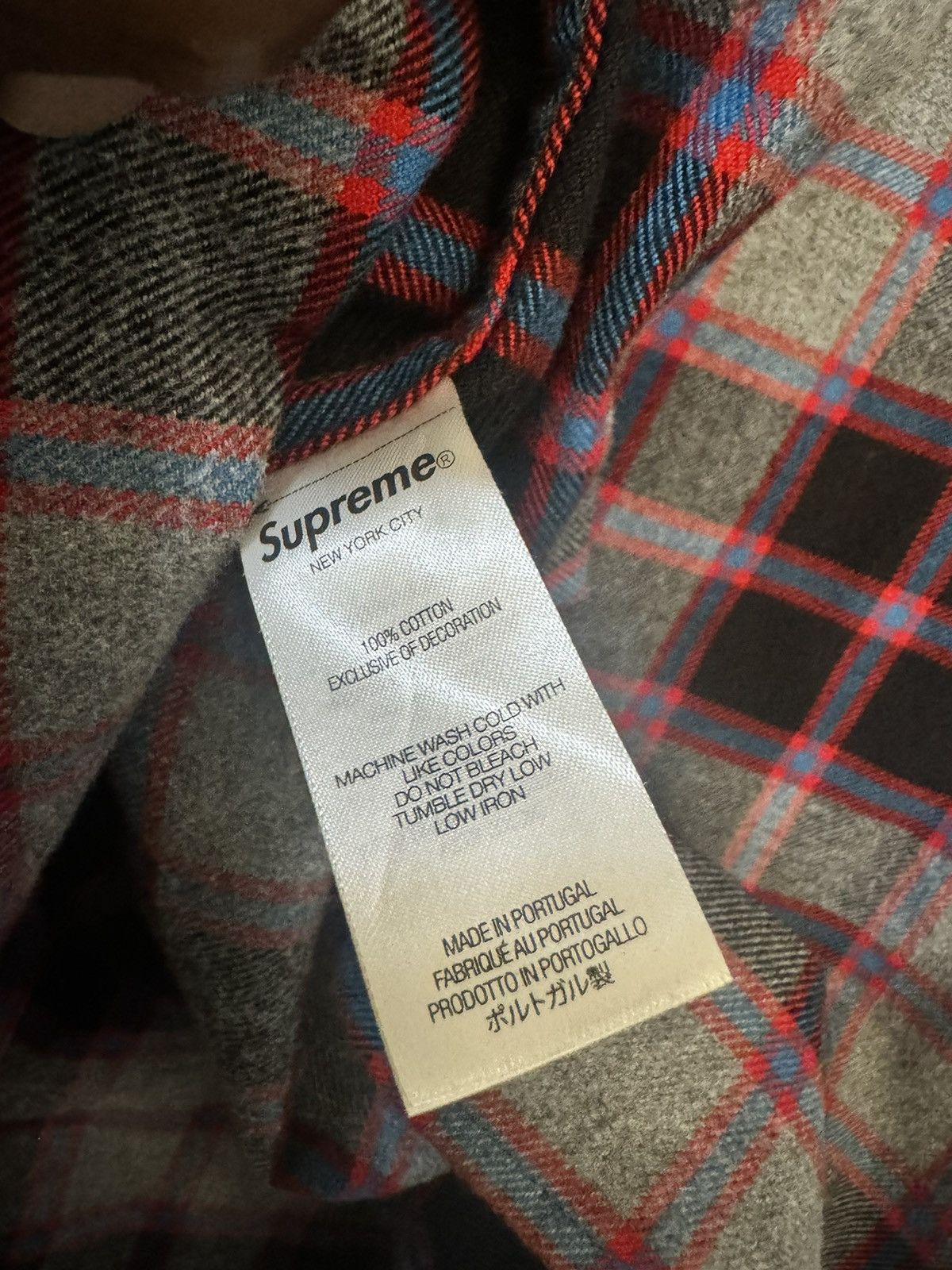 Supreme Supreme Flannel Size US L / EU 52-54 / 3 - 5 Thumbnail