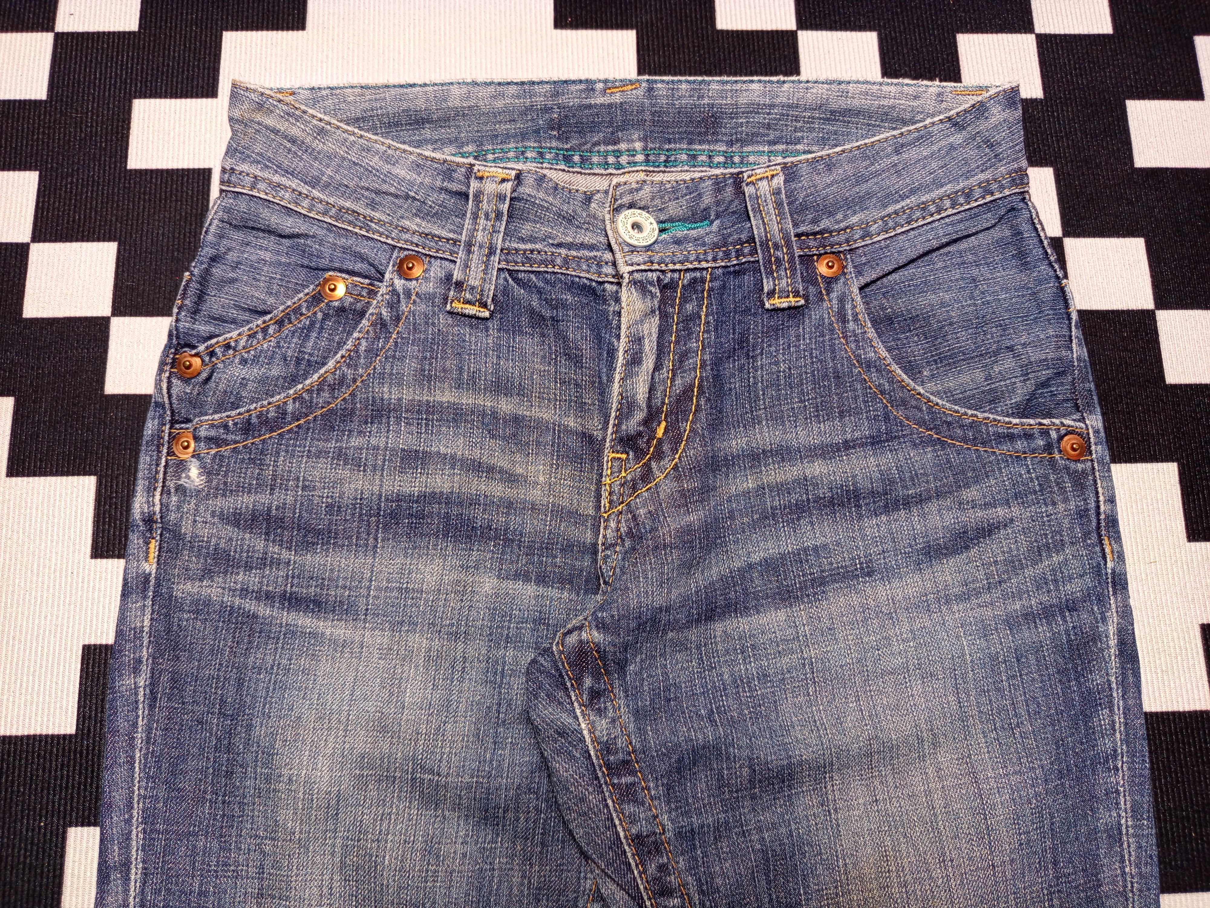Alexander Wang × Uniqlo Vintage 90s Japanese Uniqlo Jeans Size US 29 - 3 Thumbnail