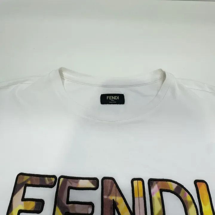 Fendi Fendi Men's Cotton Short Sleeve T-Shirt -2507 Size US M / EU 48-50 / 2 - 7 Thumbnail