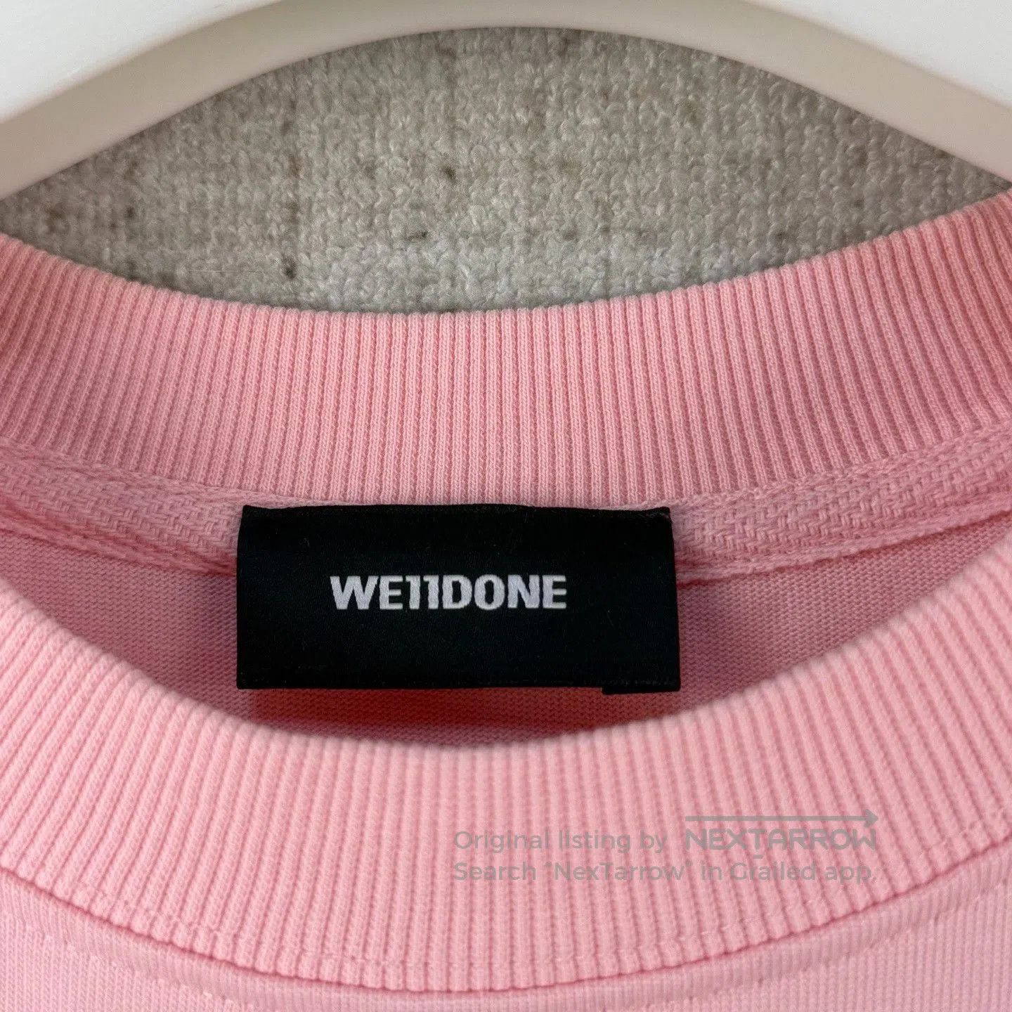 WE11DONE WE11DONE Logo Mirror Flip Tee. Size S / US 4 / IT 40 - 4 Thumbnail
