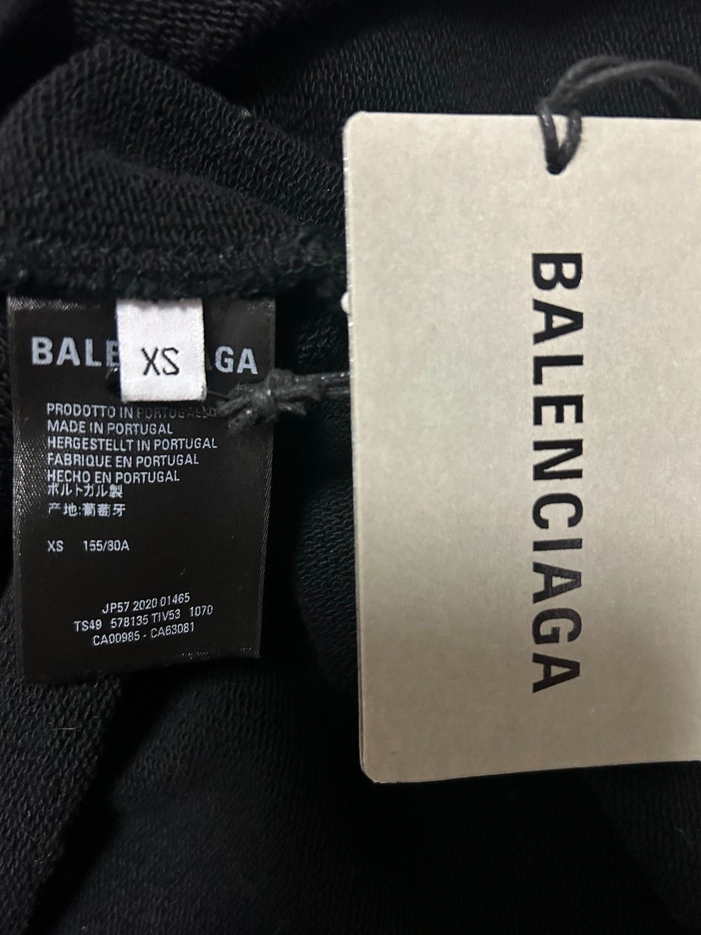 Balenciaga Balenciaga black cola hoodie 2501-Nextarrow Size US XS / EU 42 / 0 - 4 Thumbnail