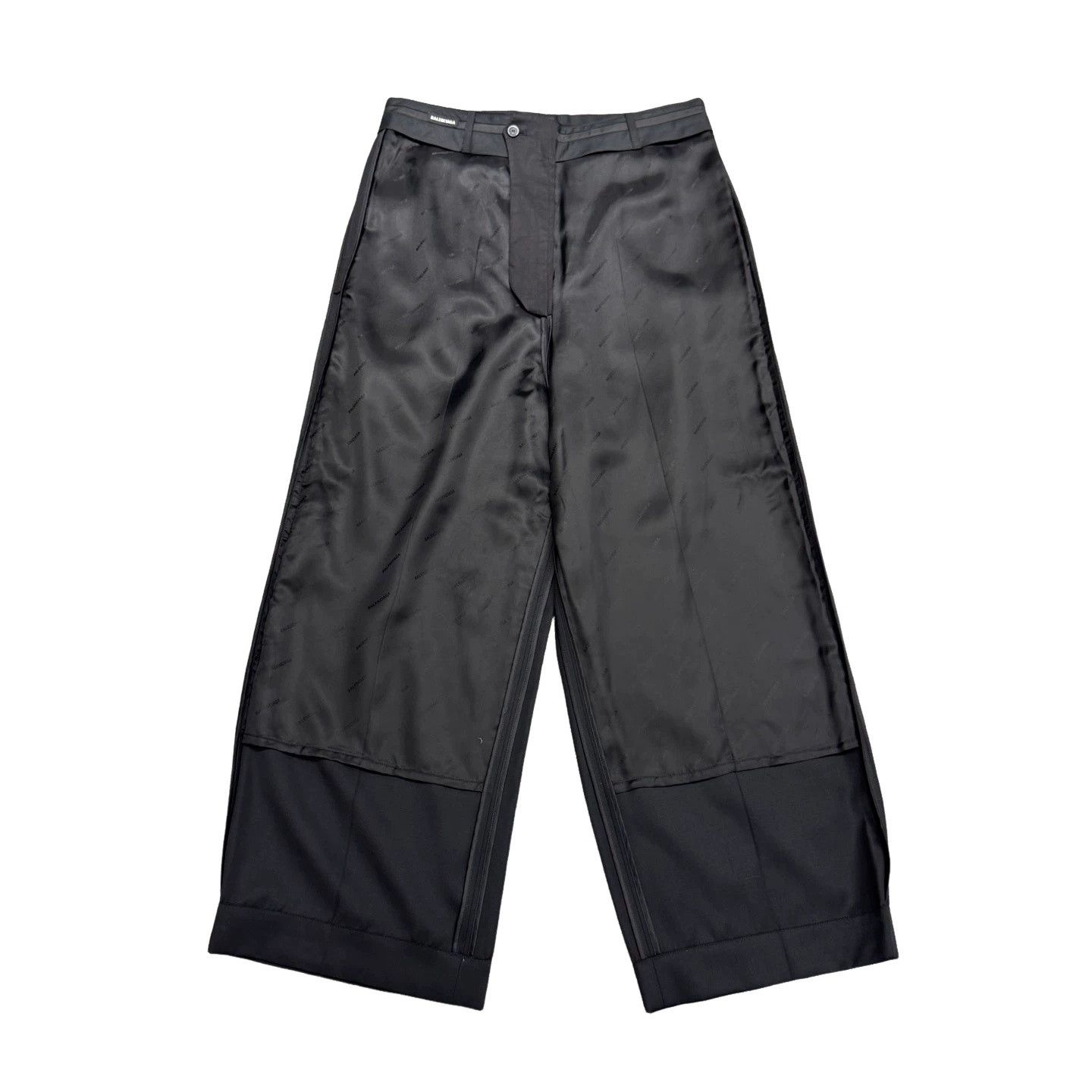 Balenciaga Balenciaga Unifit Monogram Wool Trousers Size M Size US 32 / EU 48 - 1 Thumbnail