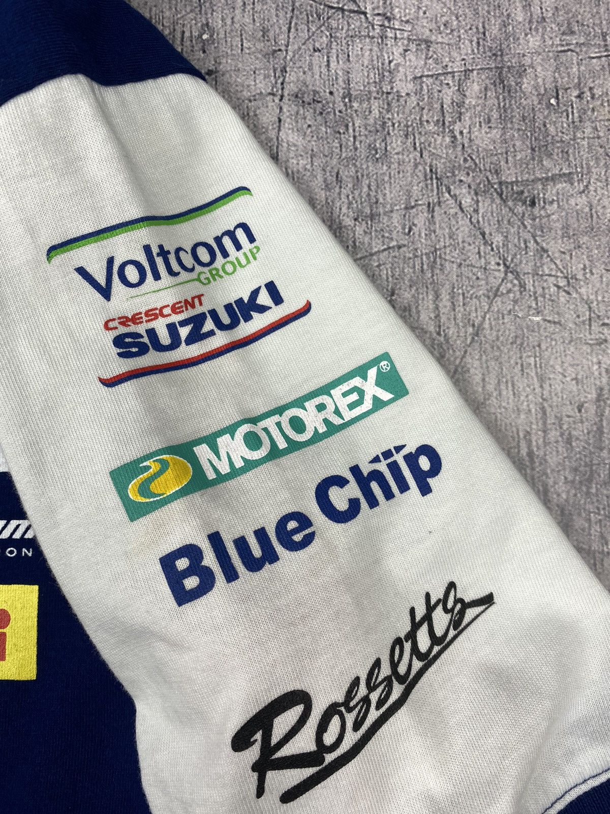 Vintage Vintage Racing Suzuki World Superbike Polo T Shirt Size US M / EU 48-50 / 2 - 11 Thumbnail