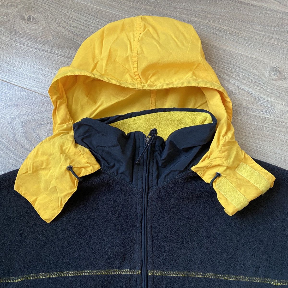 Polo Ralph Lauren × Vintage Polo Sport Nylon Hooded Fleece Size US S / EU 44-46 / 1 - 6 Thumbnail