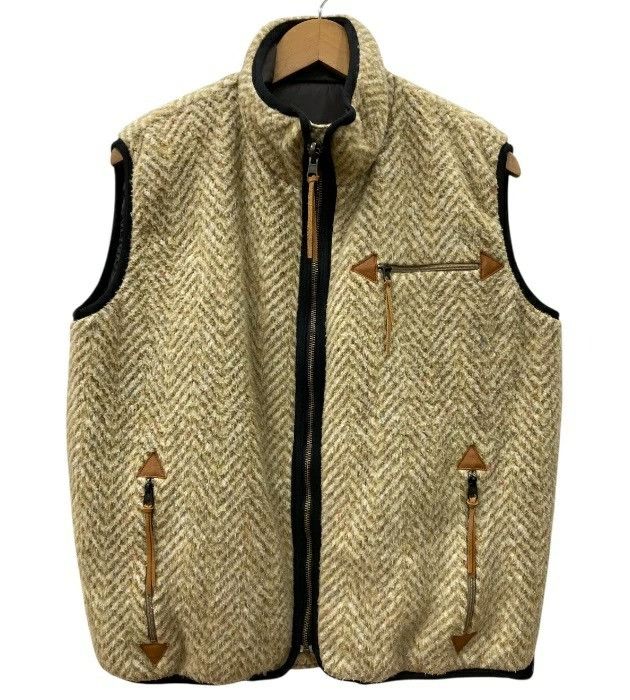 Kapital M KAPITAL HERRINGBONE FLEECE REVERSIBLE VEST jacket Size US M / EU 48-50 / 2 - 1 Thumbnail