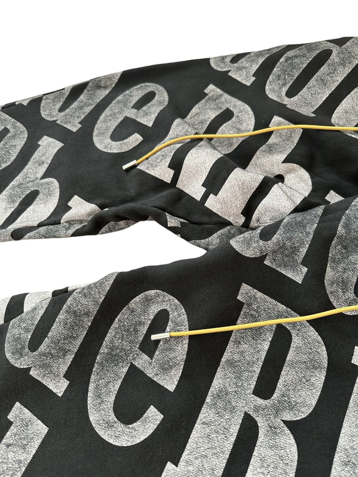 Rhude SzXL Allover Print Black Sweat Pants Size US 34 / EU 50 - 6 Thumbnail